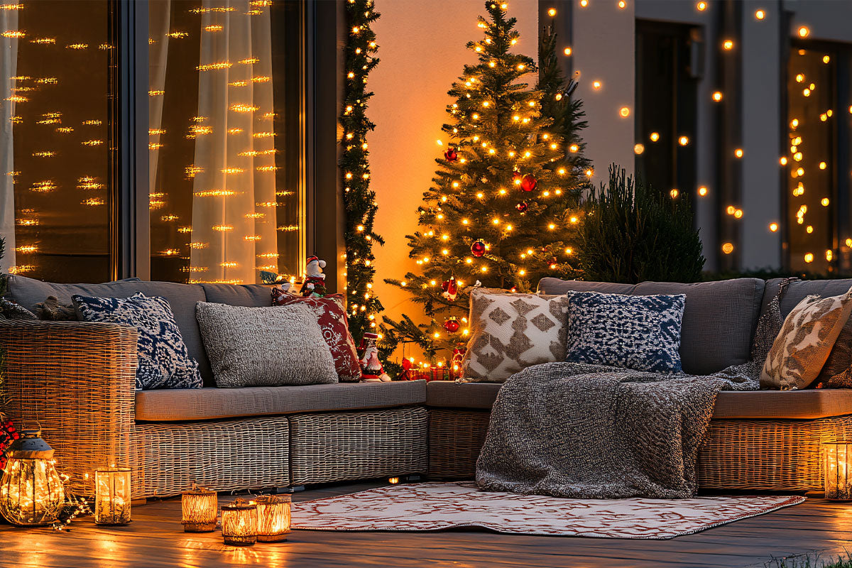 Adesivo Da Finestra Jelz 'Bumble's Star' – Rudolph La Renna Con Albero Di Natale – Decorazione Natalizia Riutilizzabile, 20,3 Cm