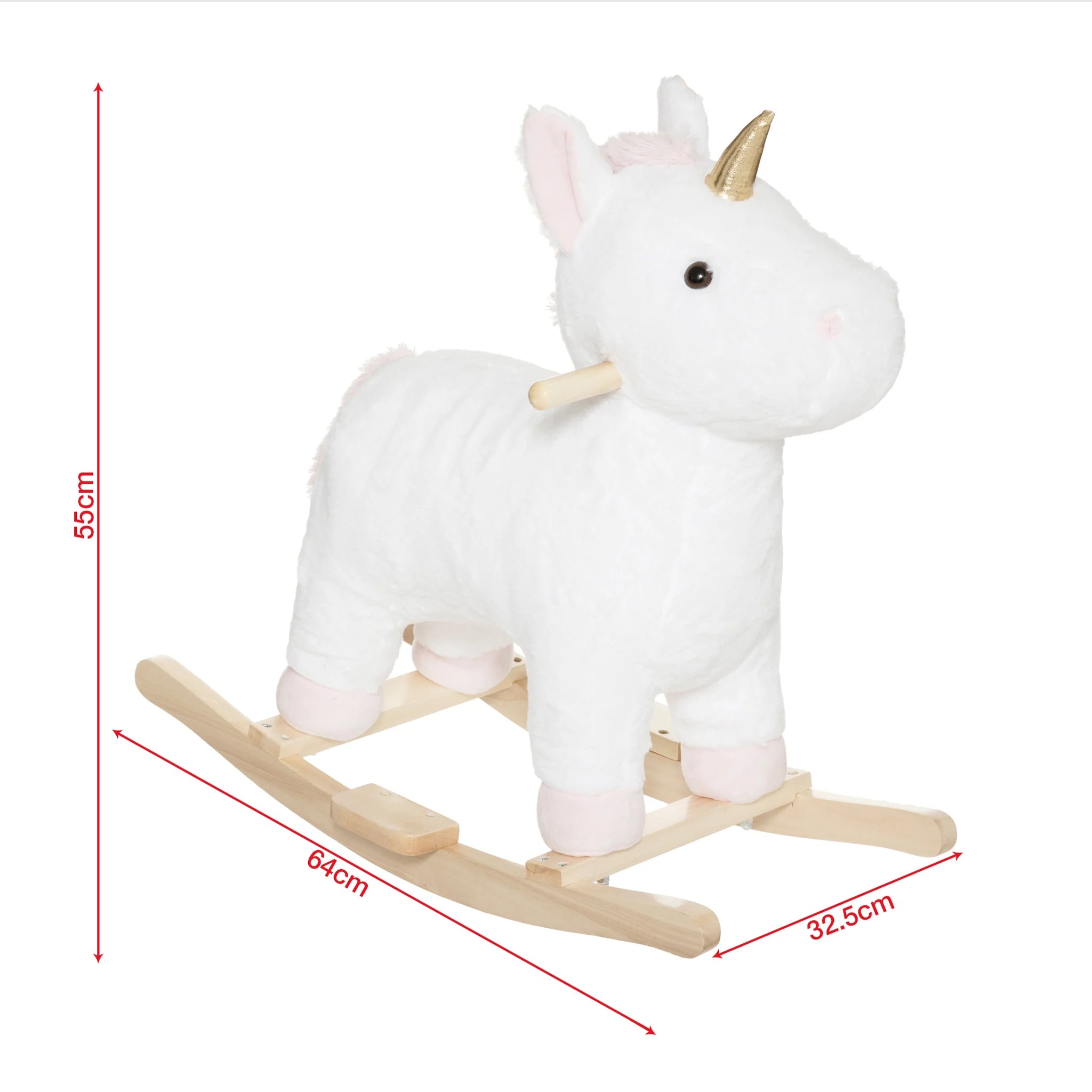 Jical - Dondolo a forma di unicorno per cameretta