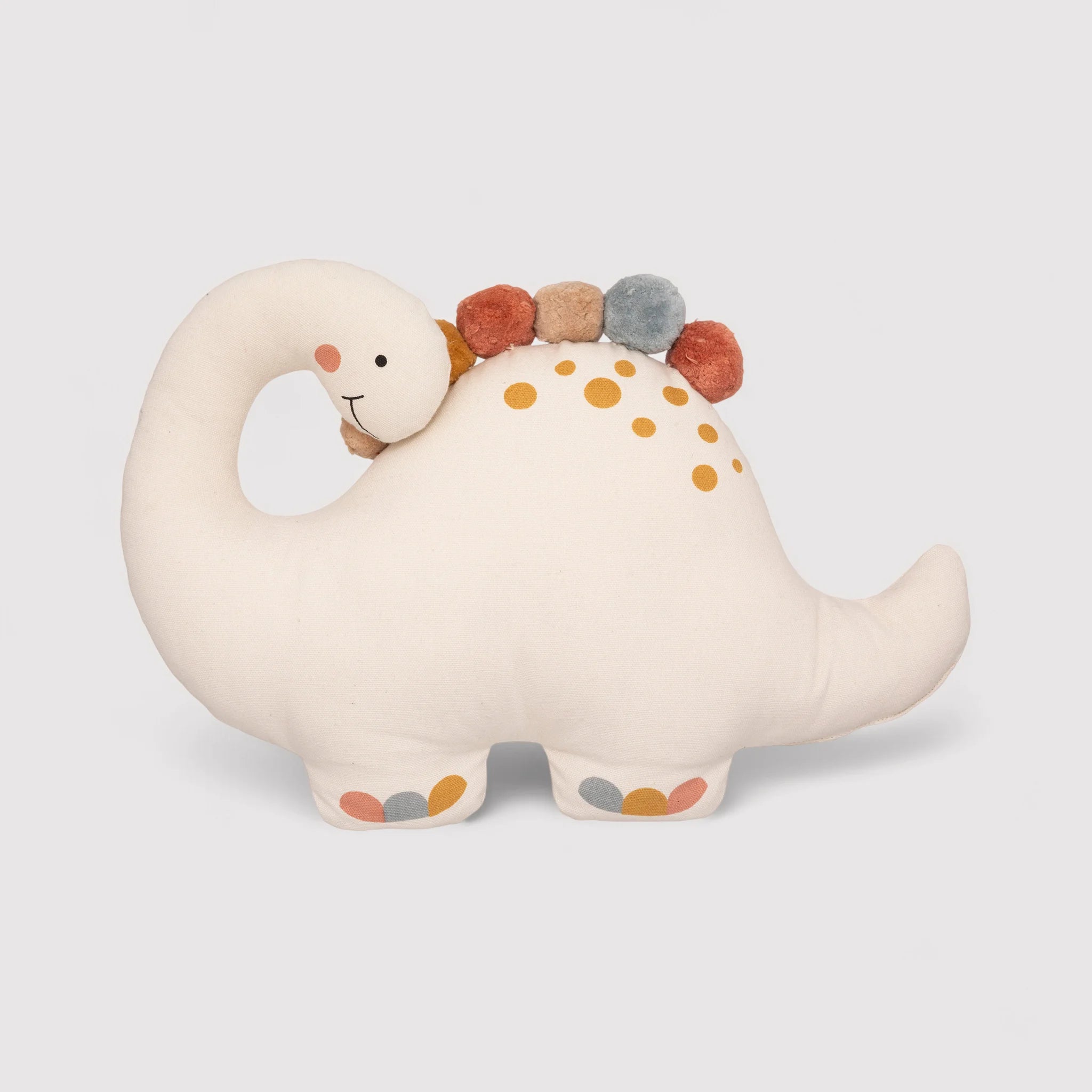 Kheder - Cuscino per bambini con pompon colorati