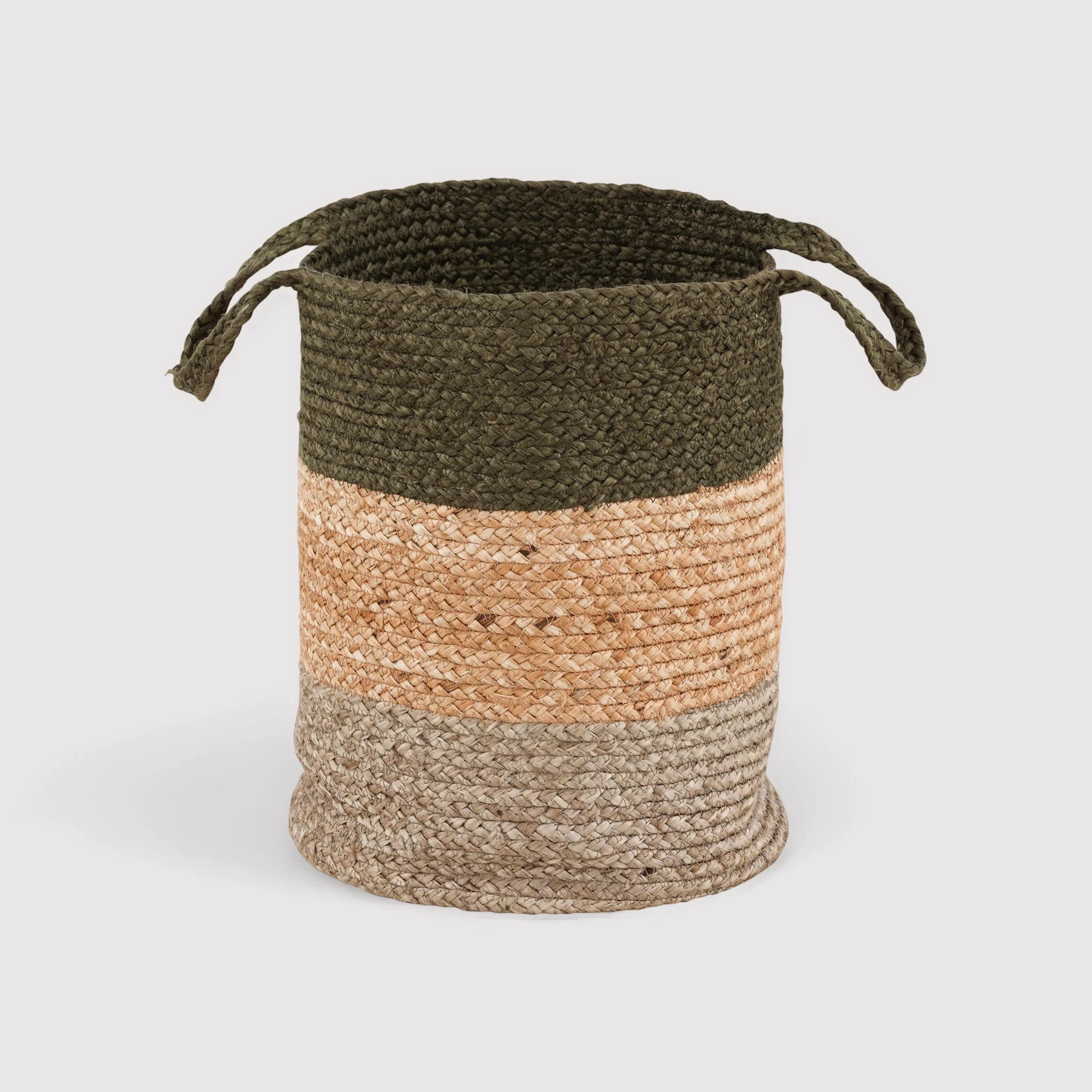 Zerbel - Cesto portaoggetti o per panni in juta naturale