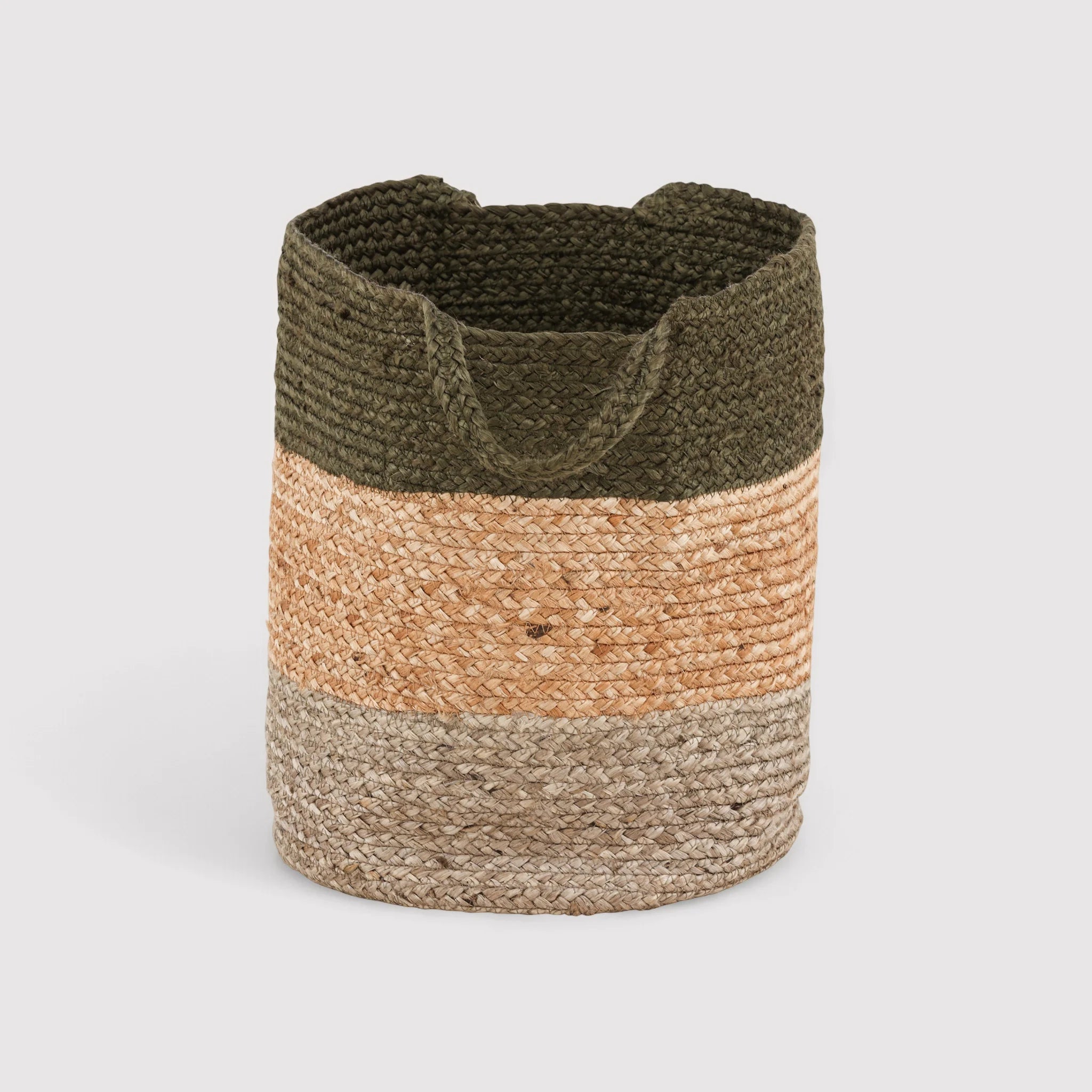 Zerbel - Cesto portaoggetti o per panni in juta naturale