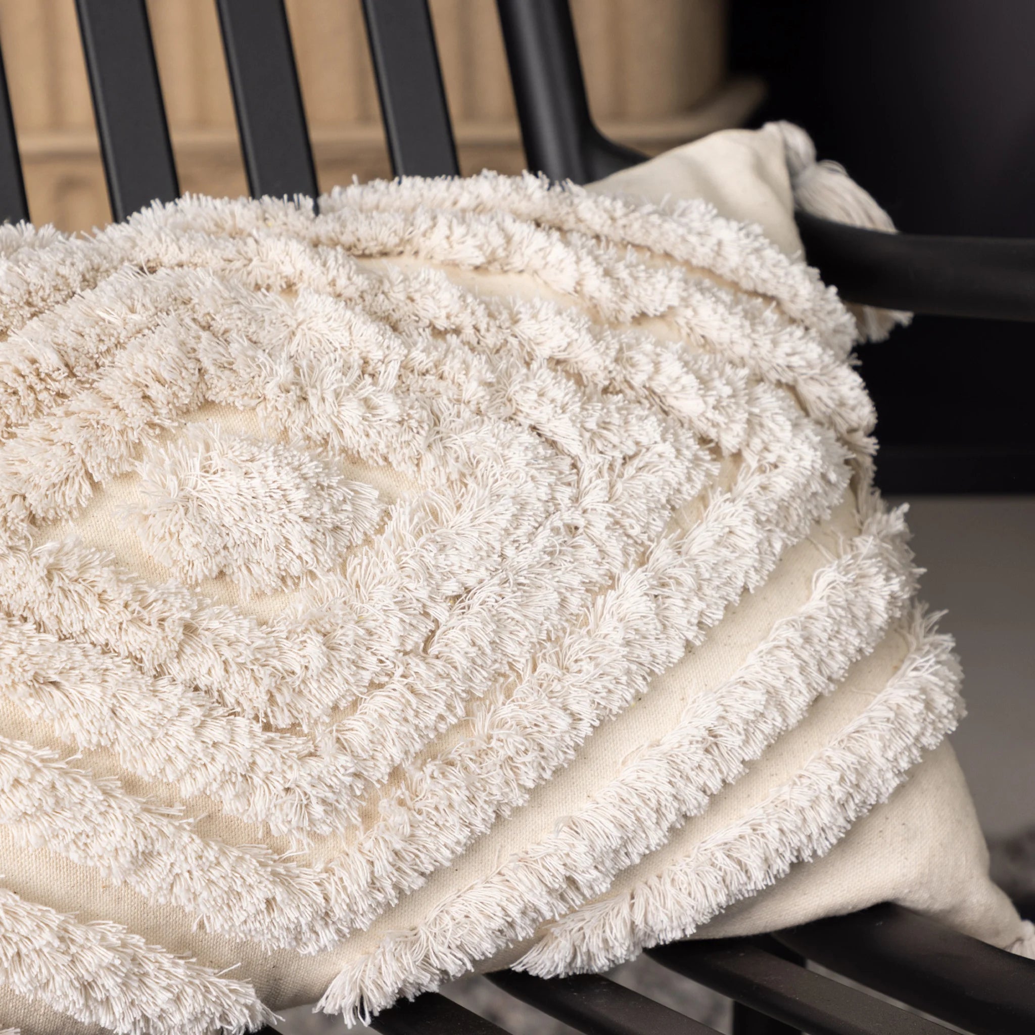 Tarul - Cover per cuscino bianco crema 30x50 cm