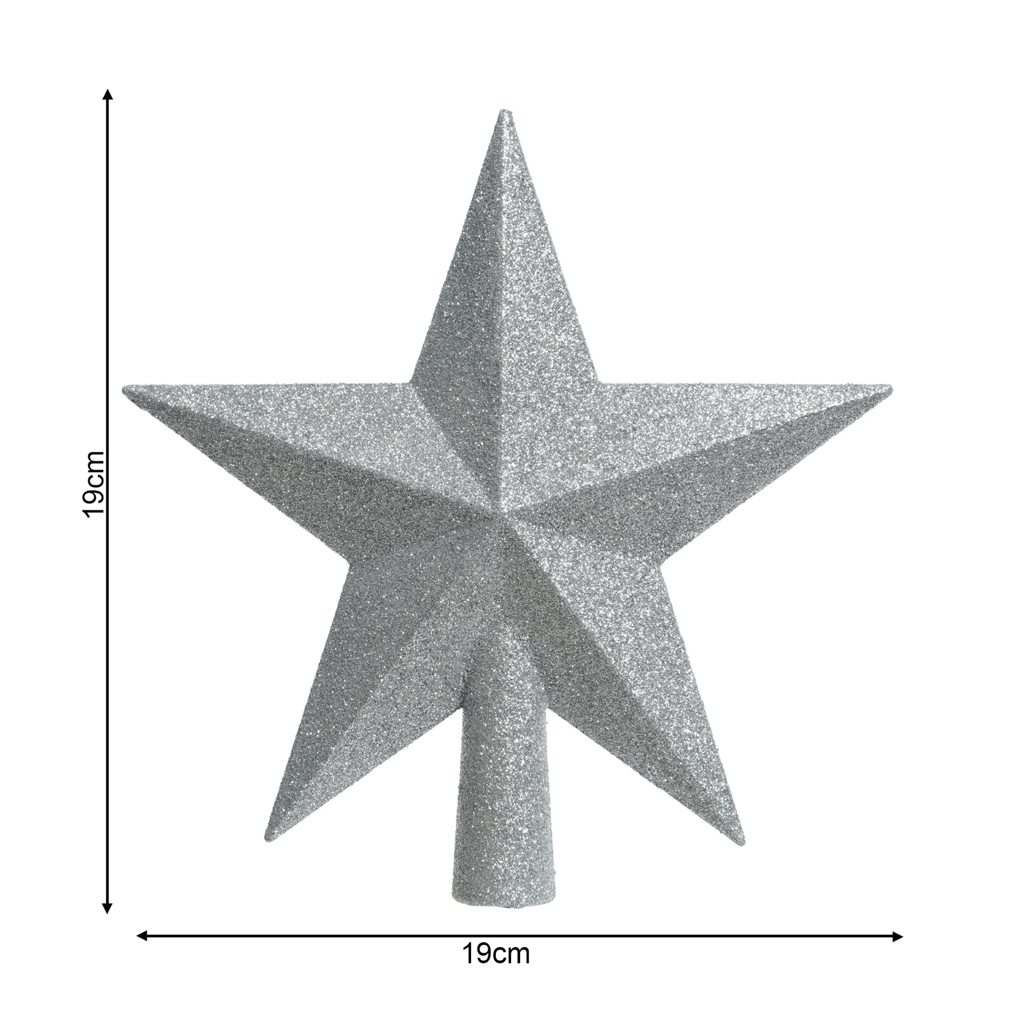 Goya - Puntale in stile classico argentato per abete di Natale