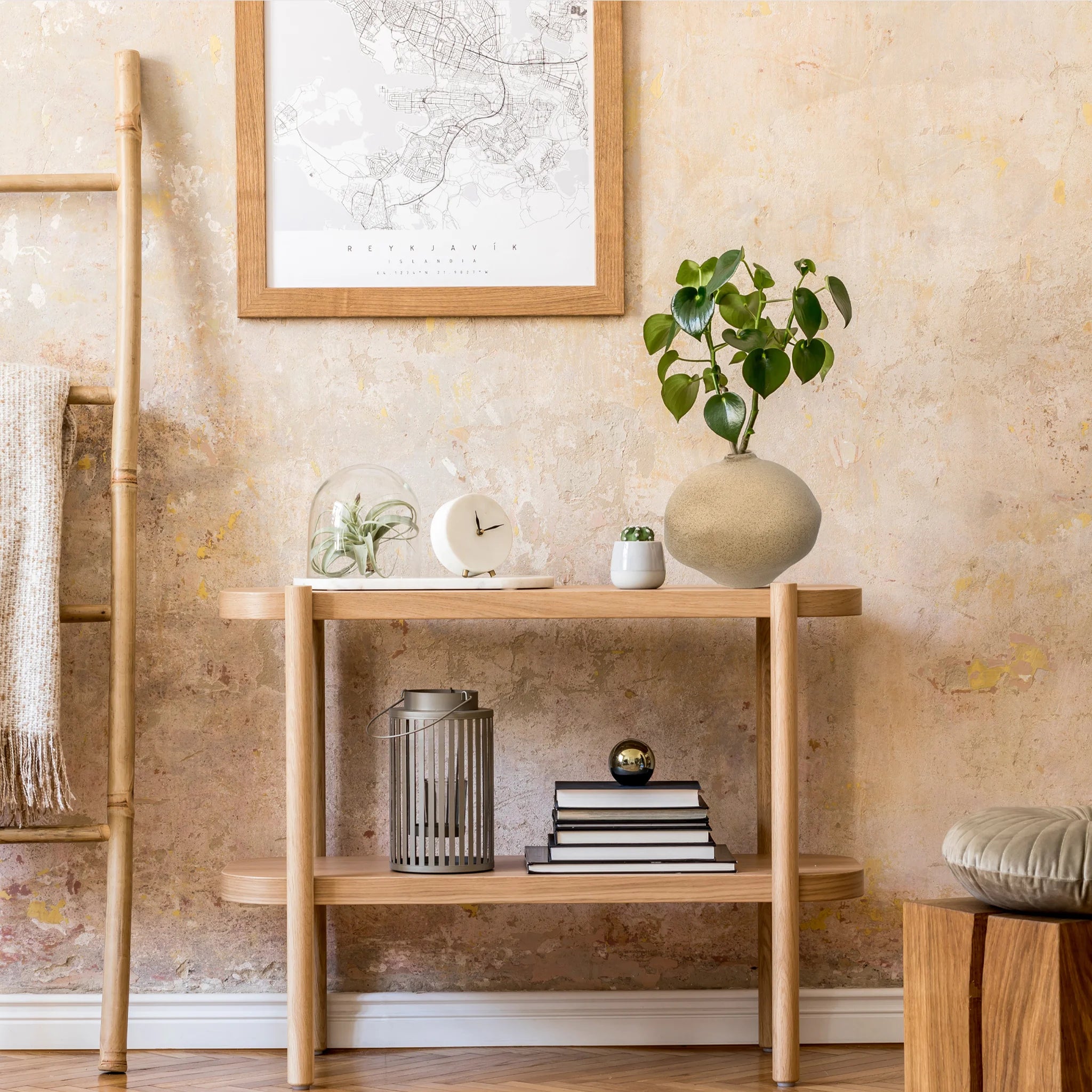 Dotory - Vaso decorativo da interno in terracotta marrone