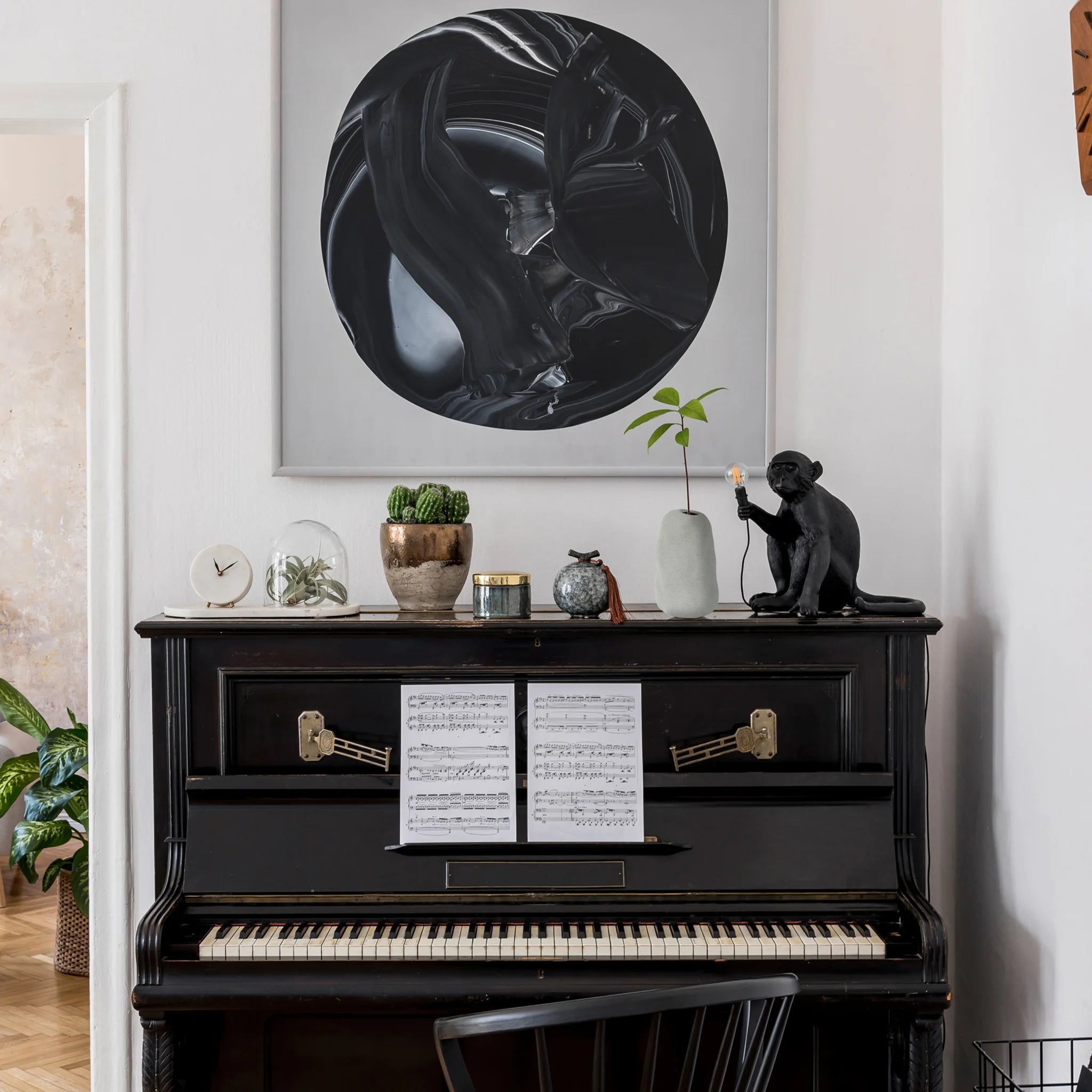 Sagerezia - Vaso alto moderno grigio in gres