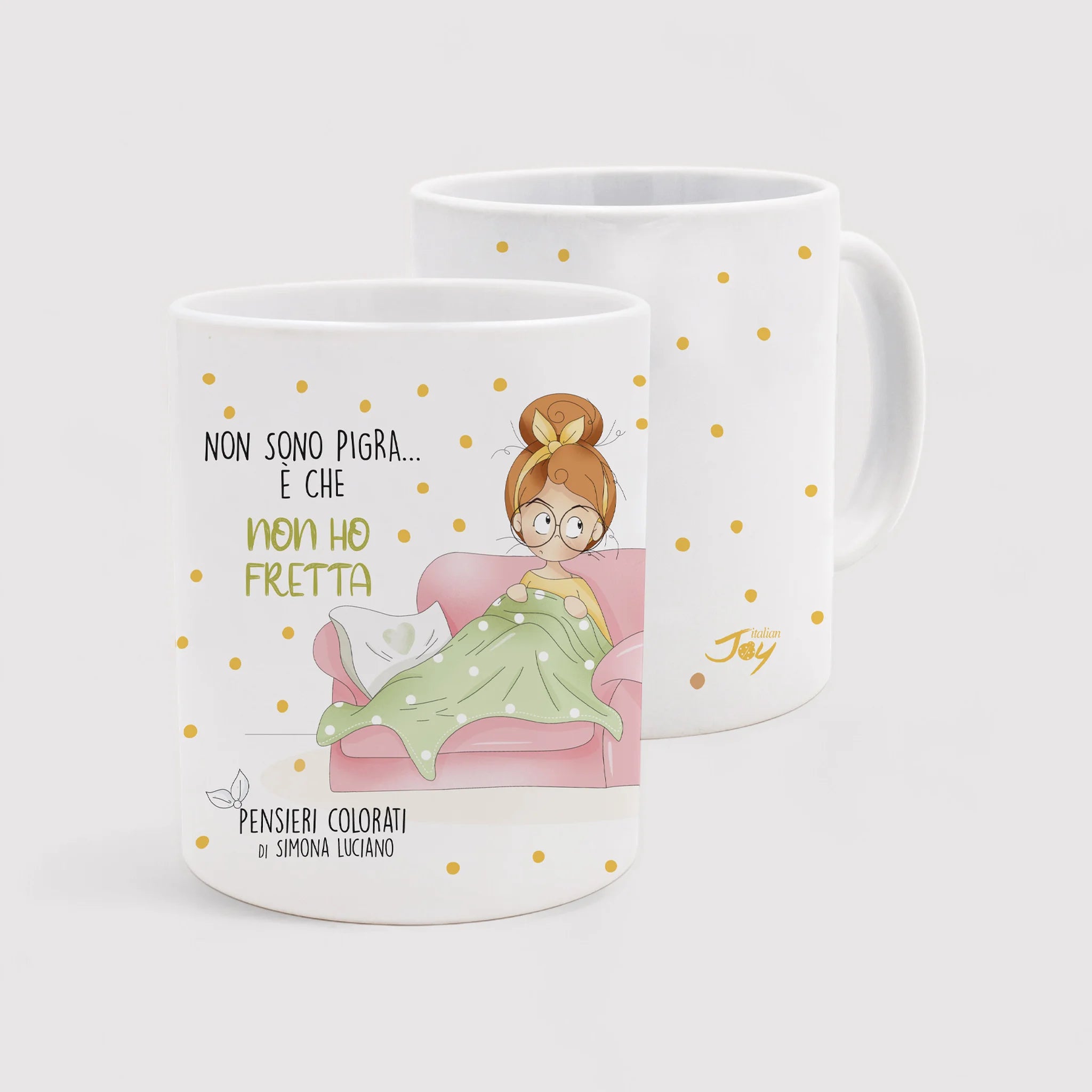 Set 1 tazza decorata e bicchiere con candela fragranza rosa