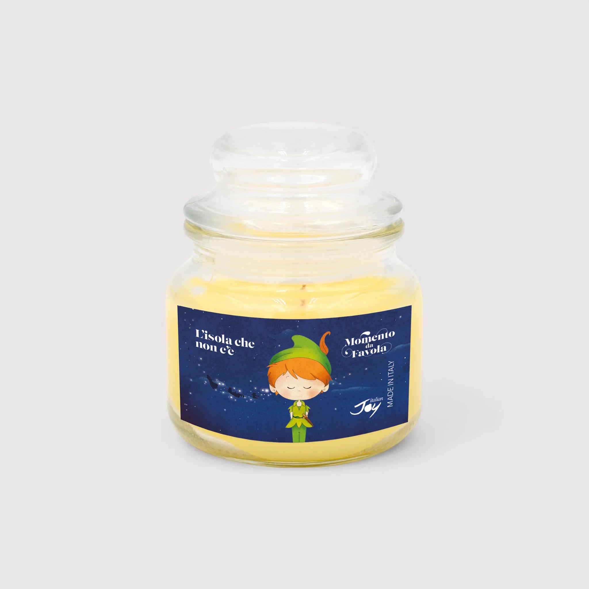 Set tazza tema "L'isola che non c'è" e 2 candele profumate fragranza cupcake