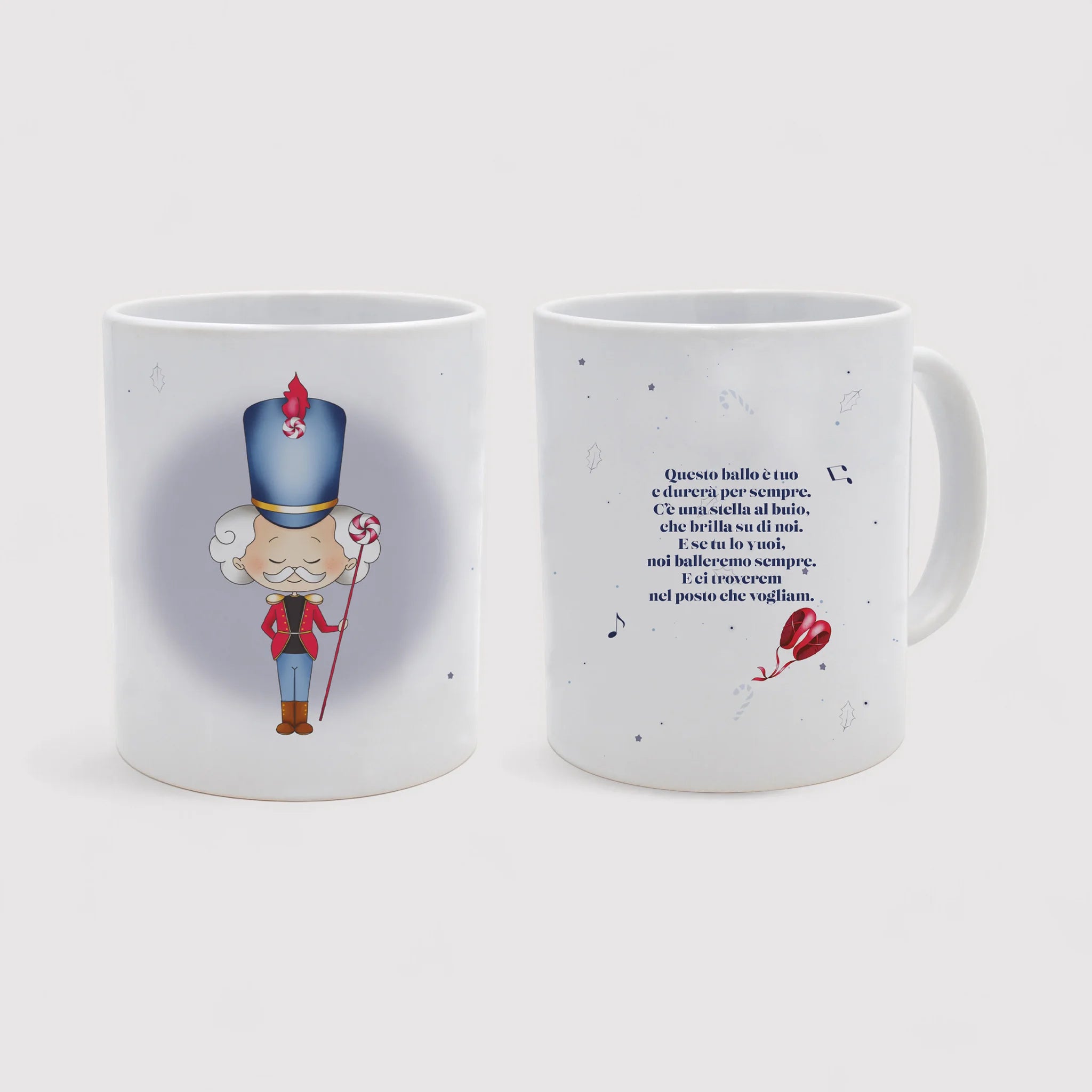 Set tazza tema "Sogno incantato" e 2 candele profumate fragranza gelsomino