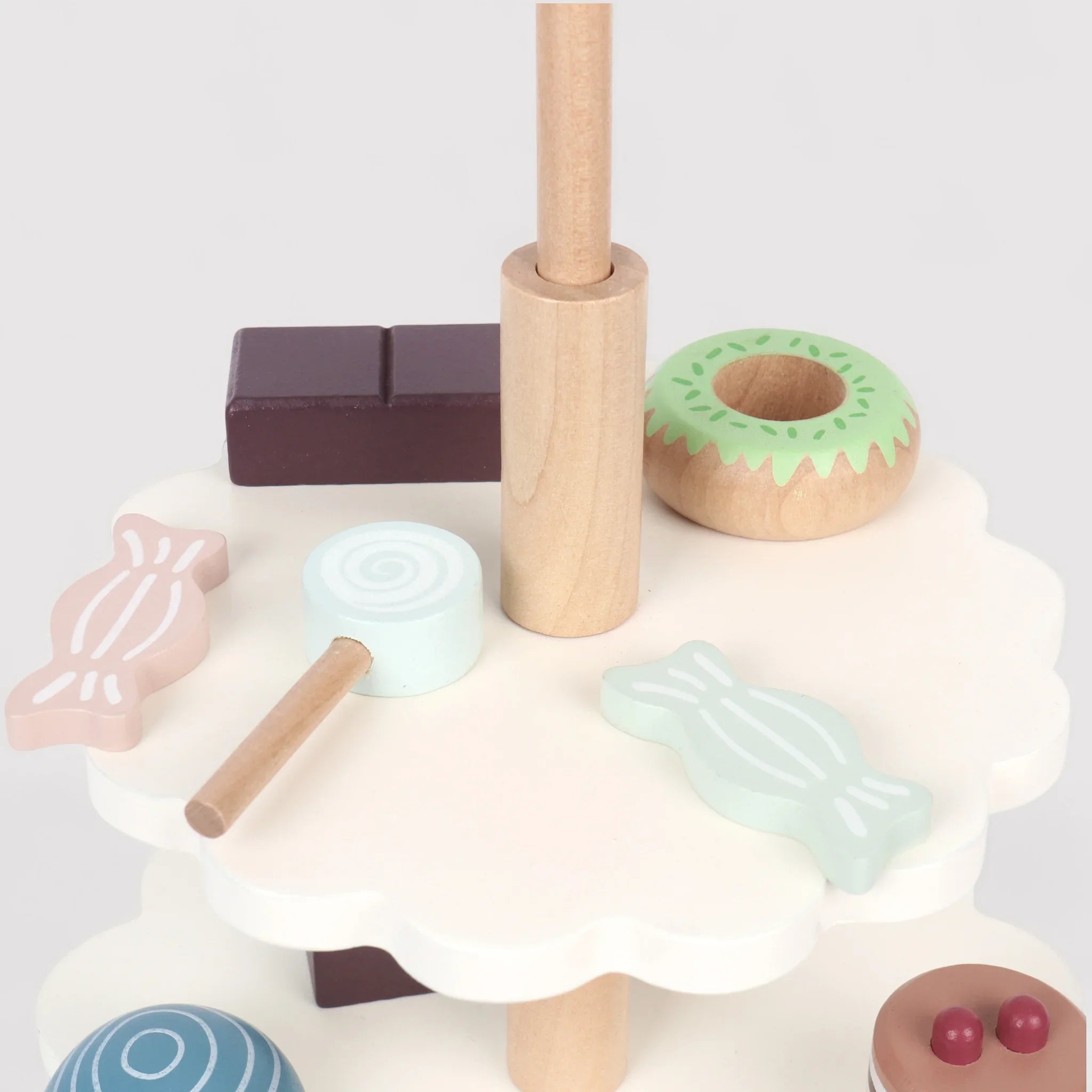 Naryal - Set di pasticcini e dolci in legno da gioco per bambini