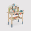 Balaba - Banco con attrezzi da gioco in legno per bimbi