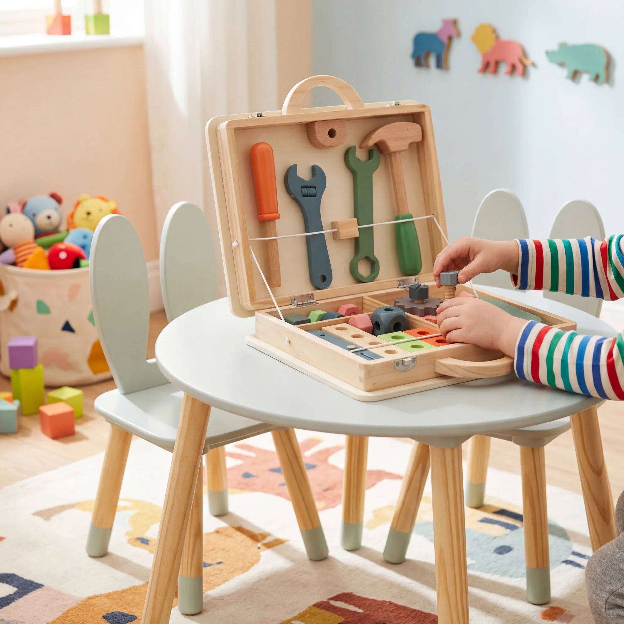 Subeir - Wooden toy toolbox