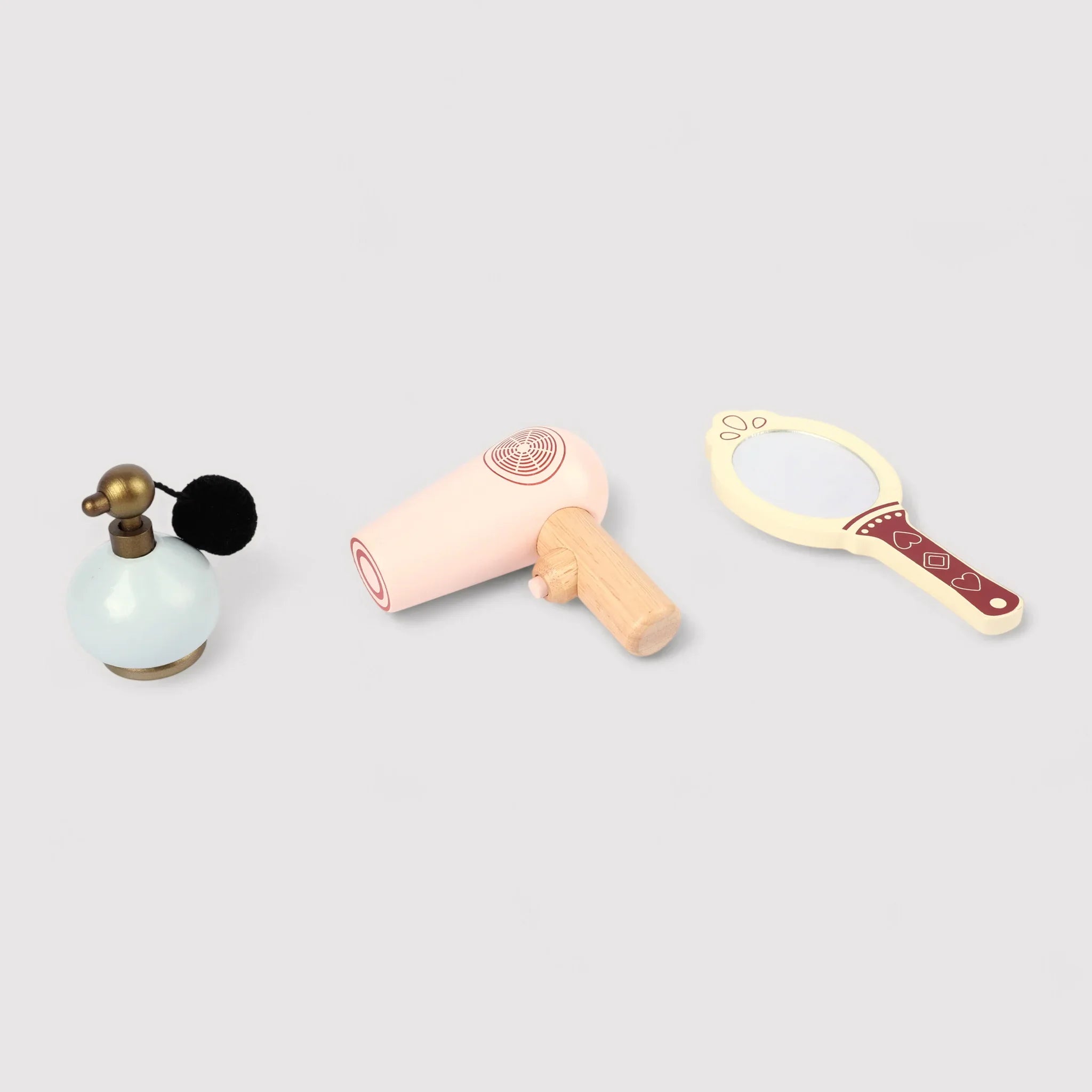 Yirisi - Kit per acconciatura e trucco giocattolo in legno