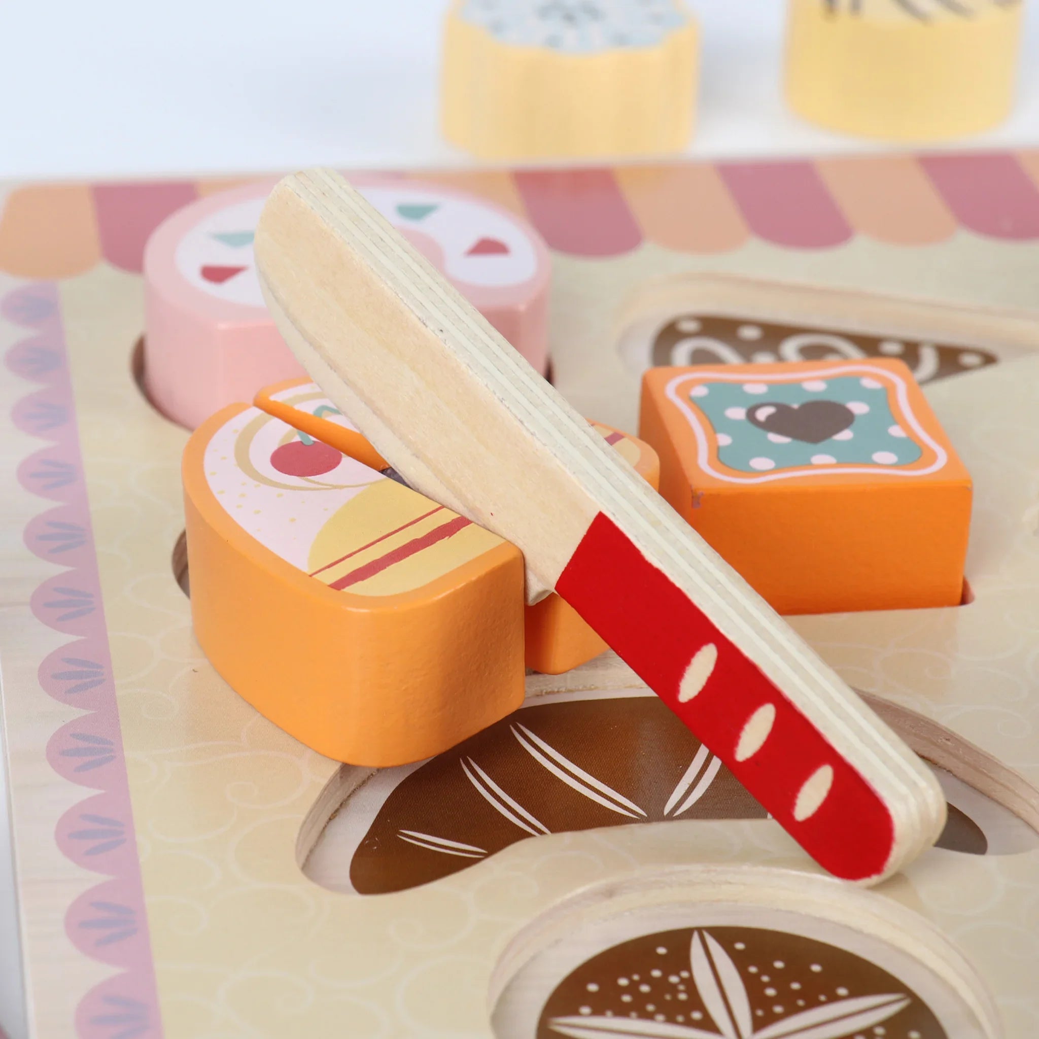 Myrcia - Set panetteria giocattolo in legno per bambini