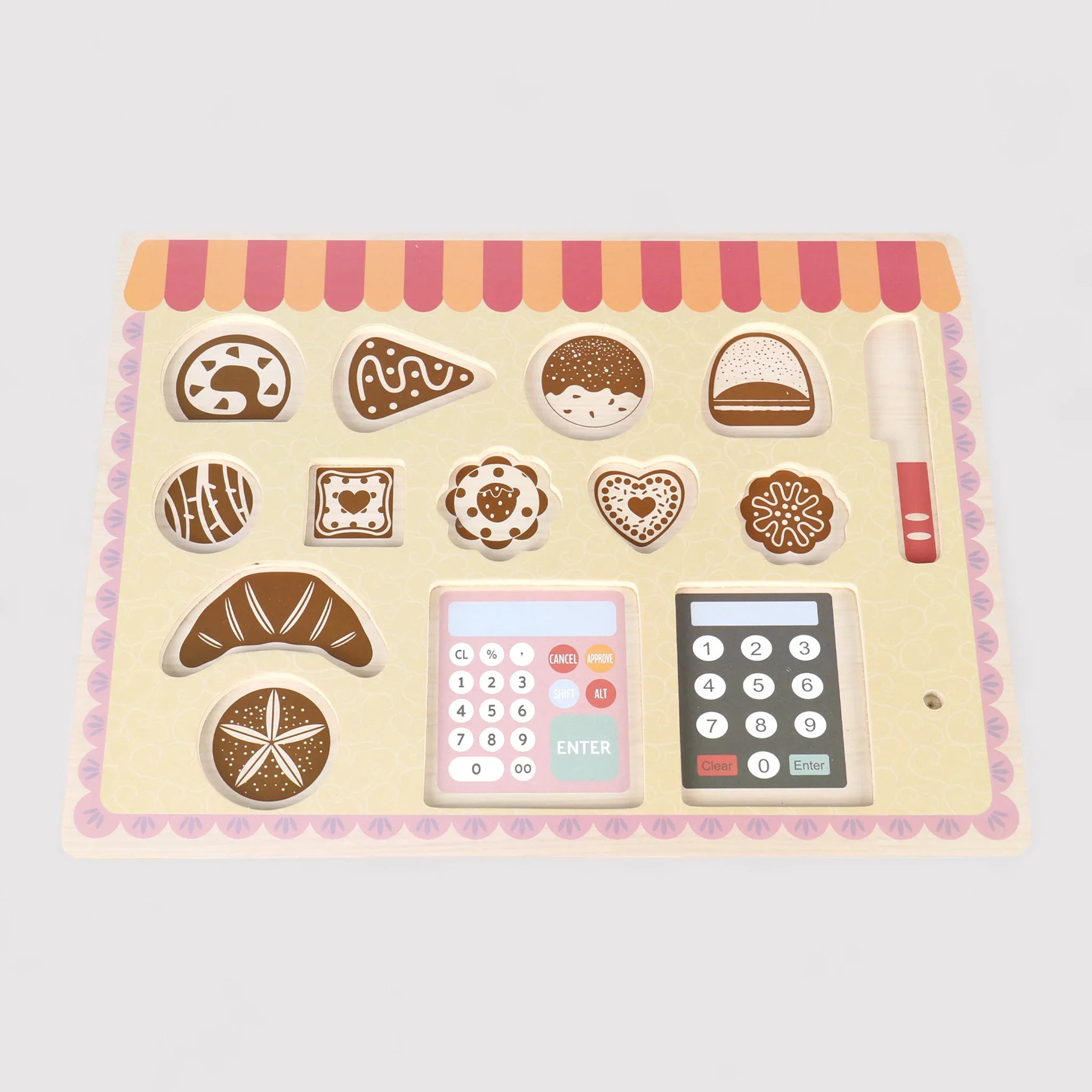 Myrcia - Set panetteria giocattolo in legno per bambini