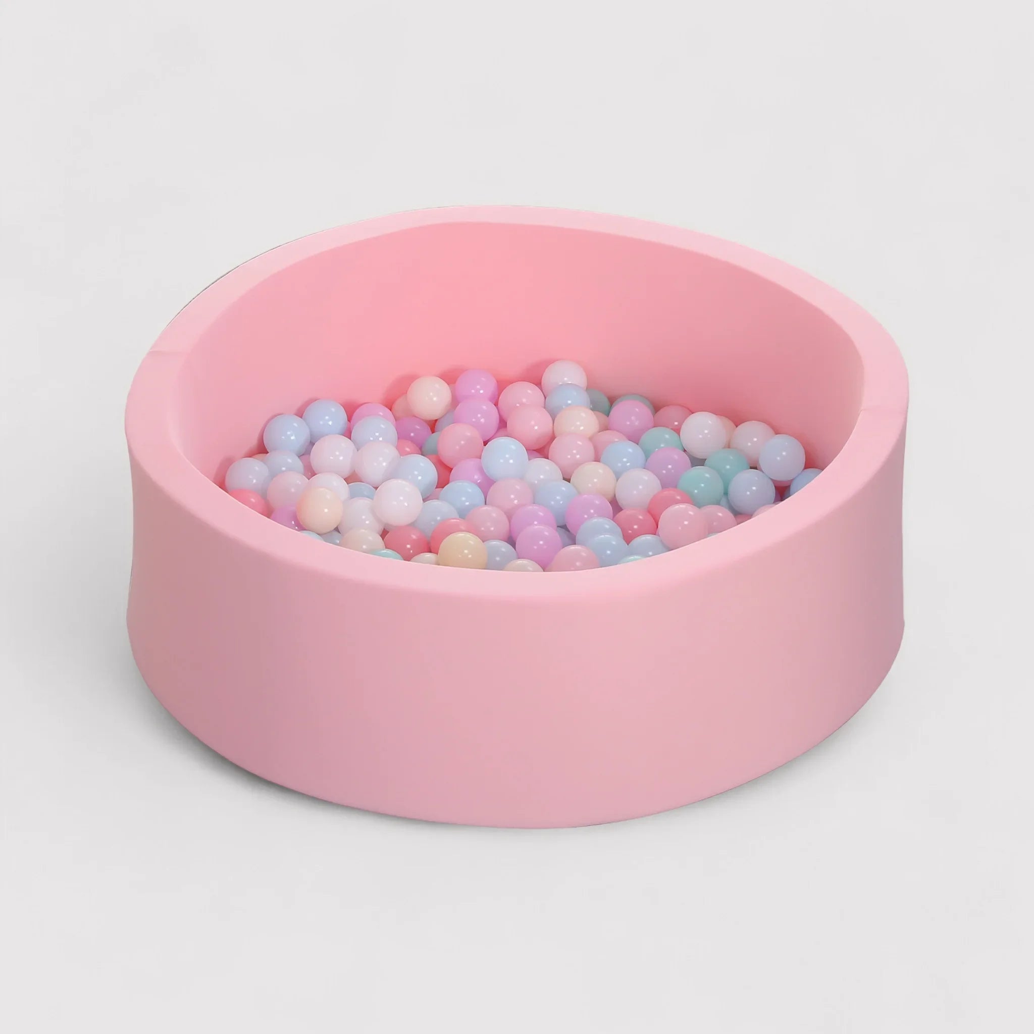 Likim - Piscina rosa per bimbi con 200 palline colorate