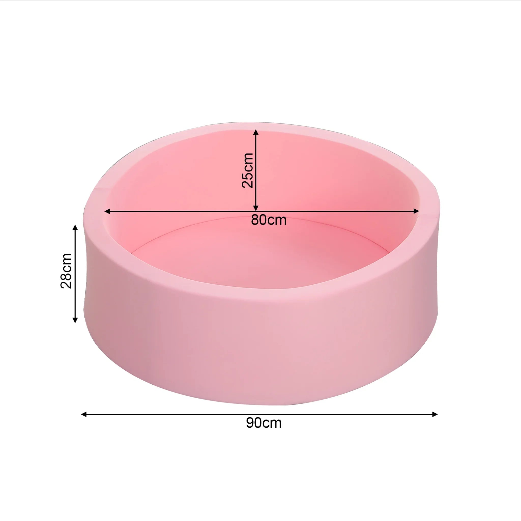 Likim - Piscina rosa per bimbi con 200 palline colorate