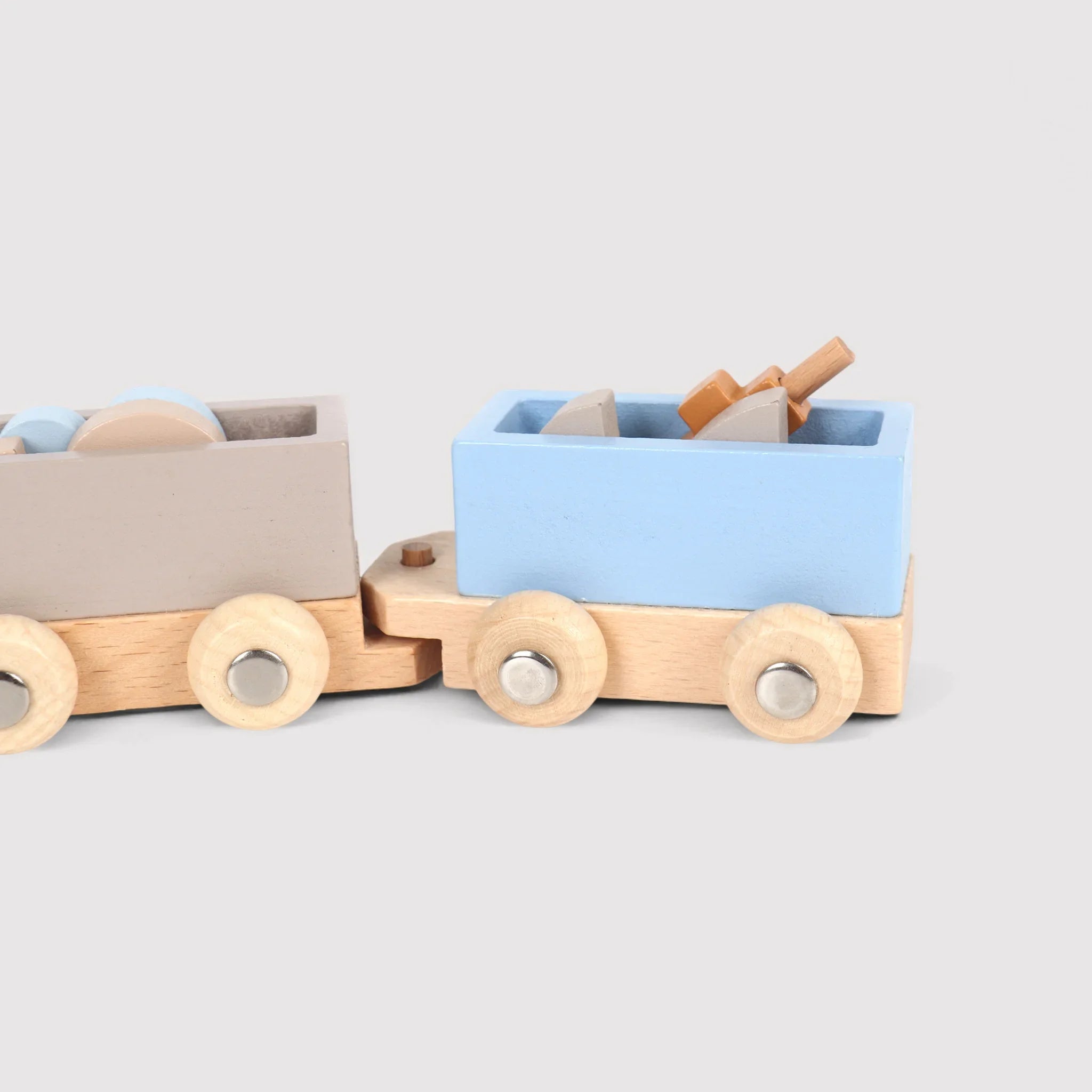 Tiris - Trenino montessoriano giocattolo in legno