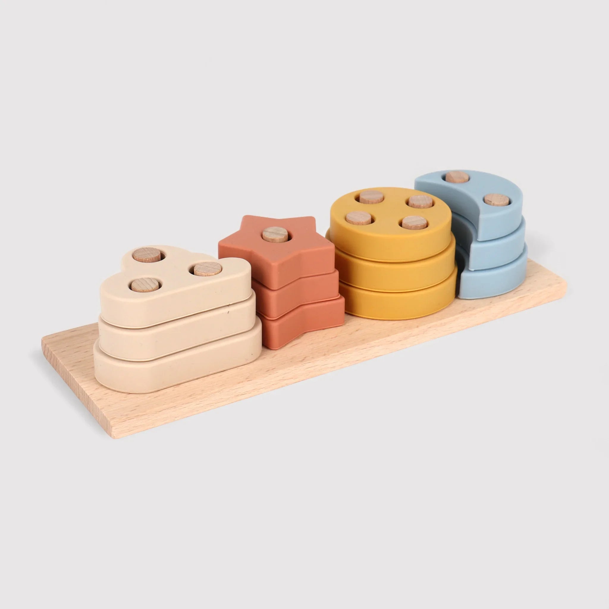 Keyaki - Camion montessoriano in legno con formine