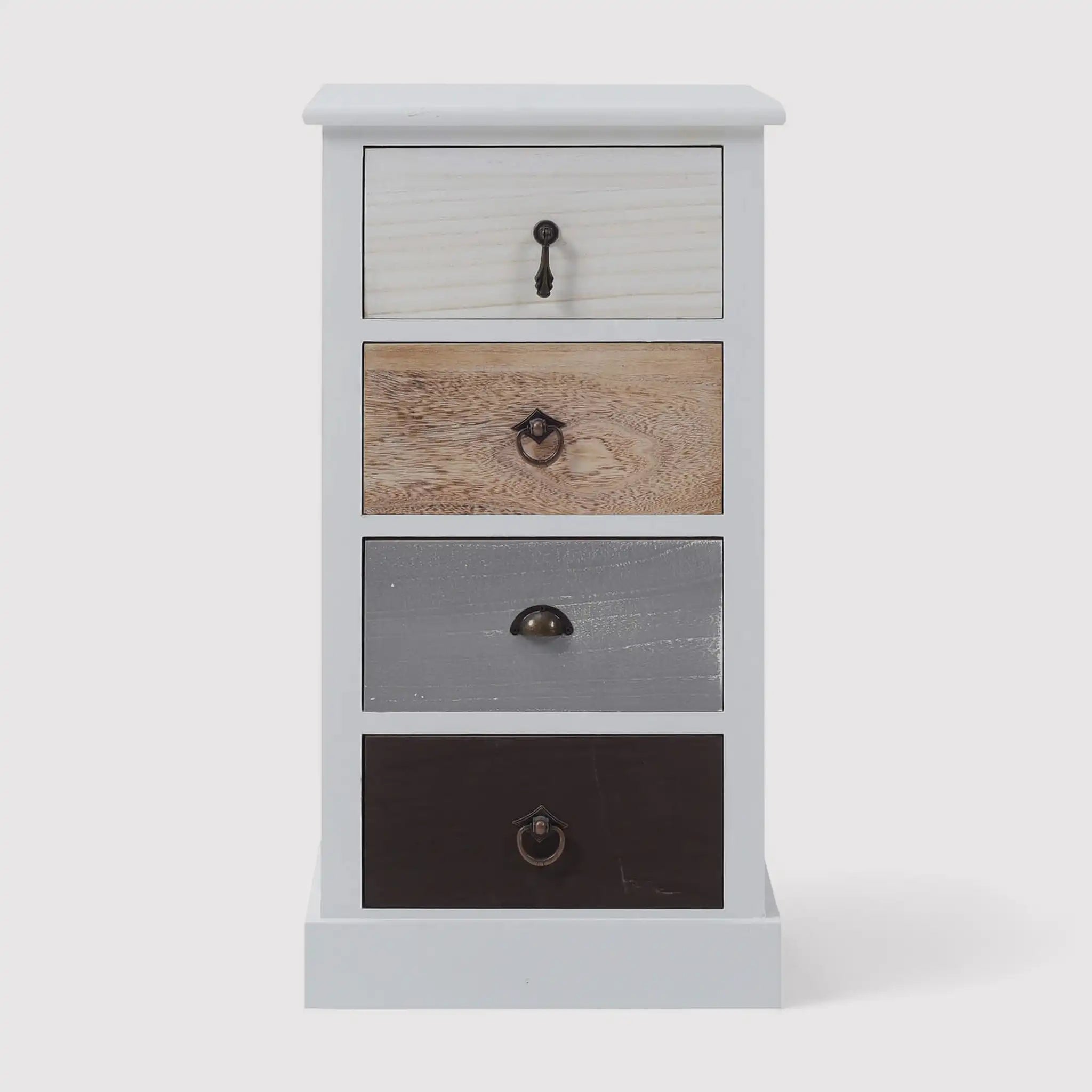 Junipera - Cassettiera alta e stretta con 4 cassetti