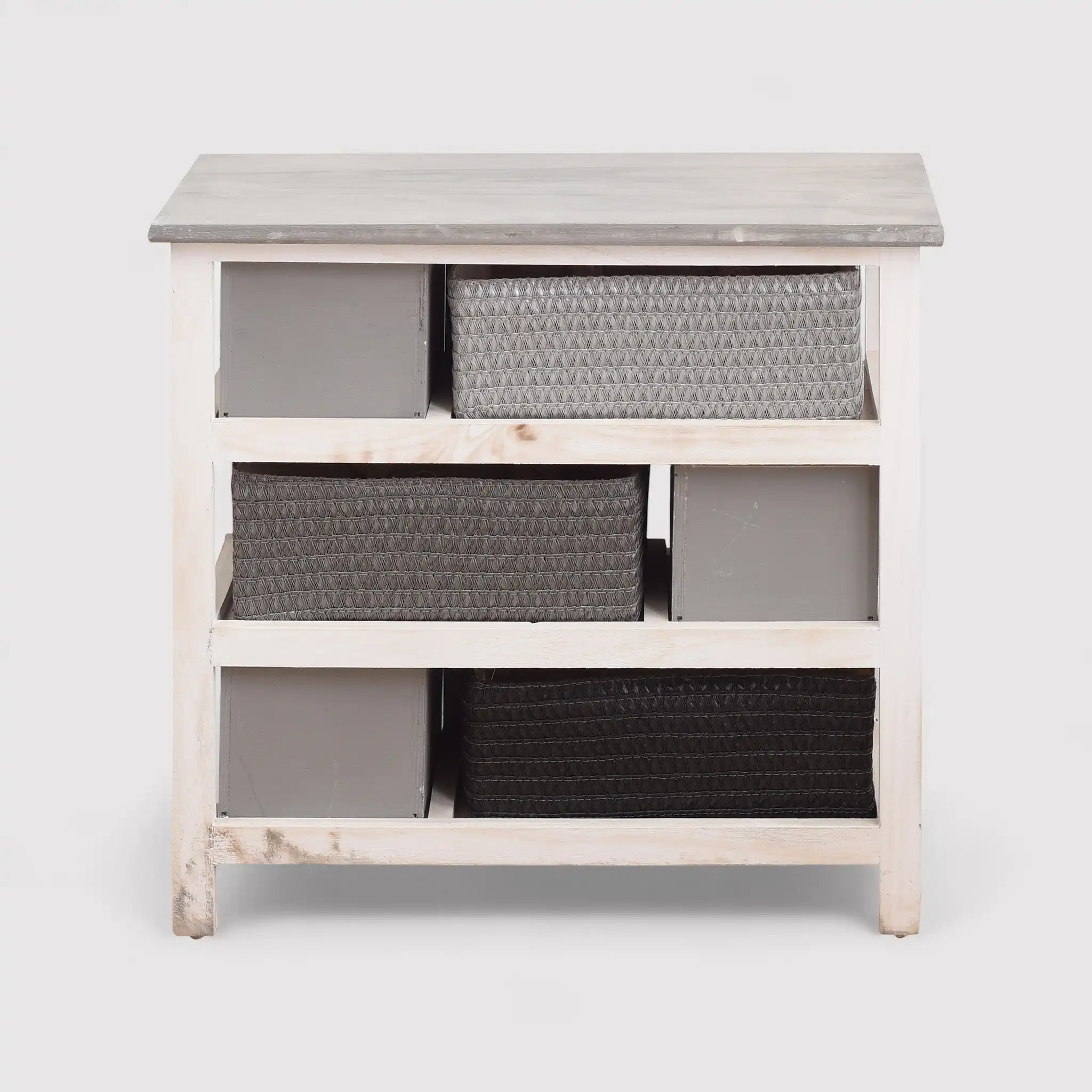 Myrris - Mobiletto da bagno in stile moderno con 6 cassetti