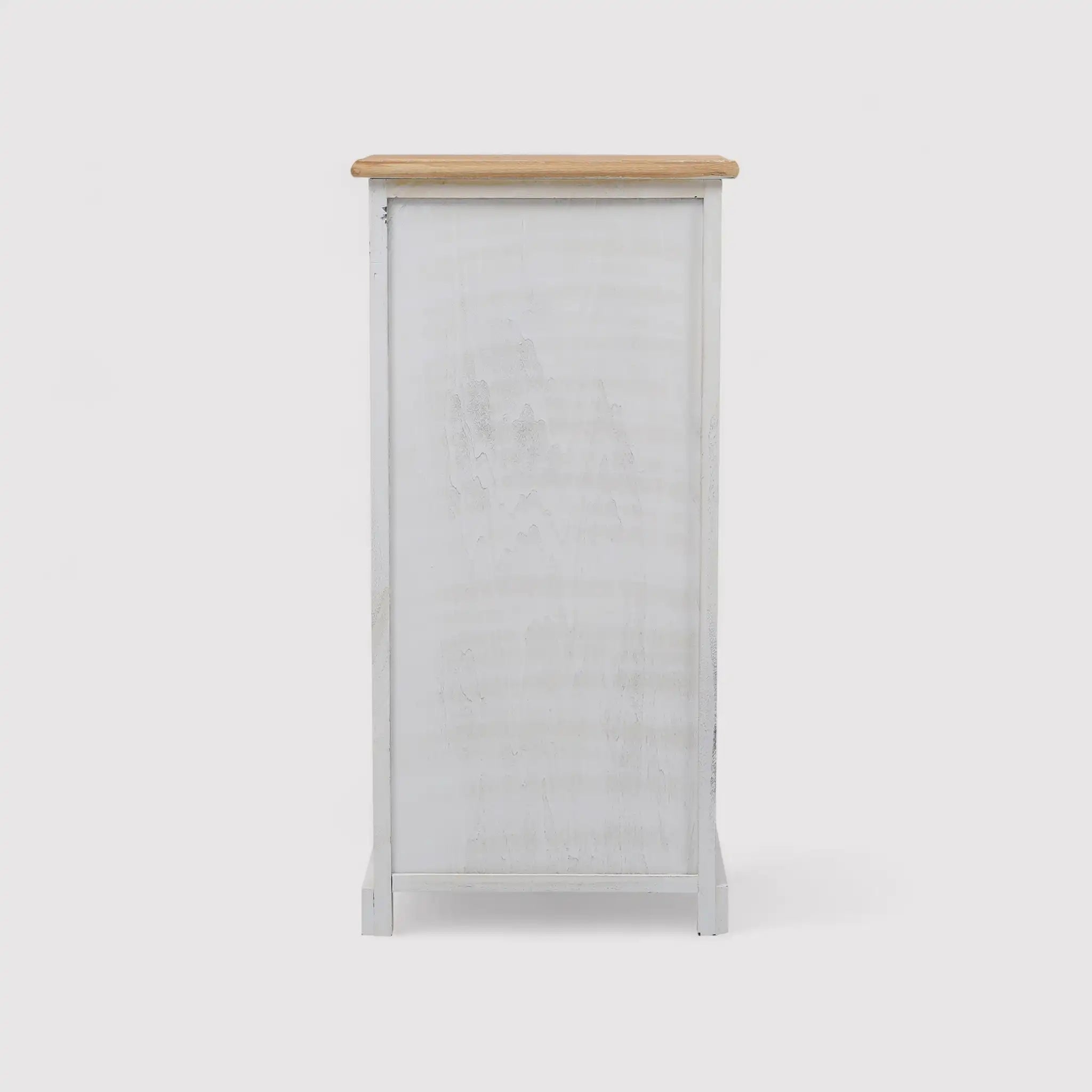 Cladonia - Cassettiera in stile shabby con 4 cassetti decorati