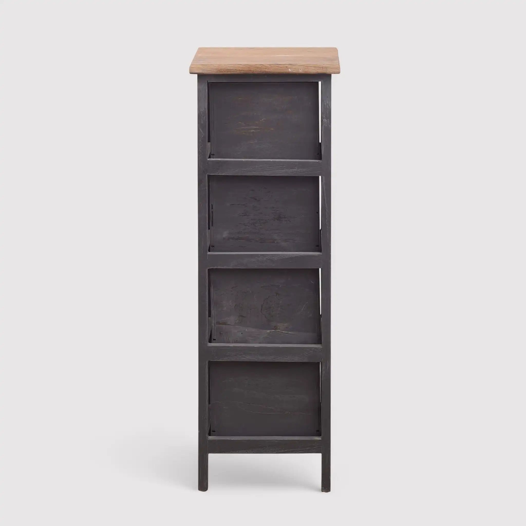 Rhapis - Cassettiera grigio antracite con 4 cassetti