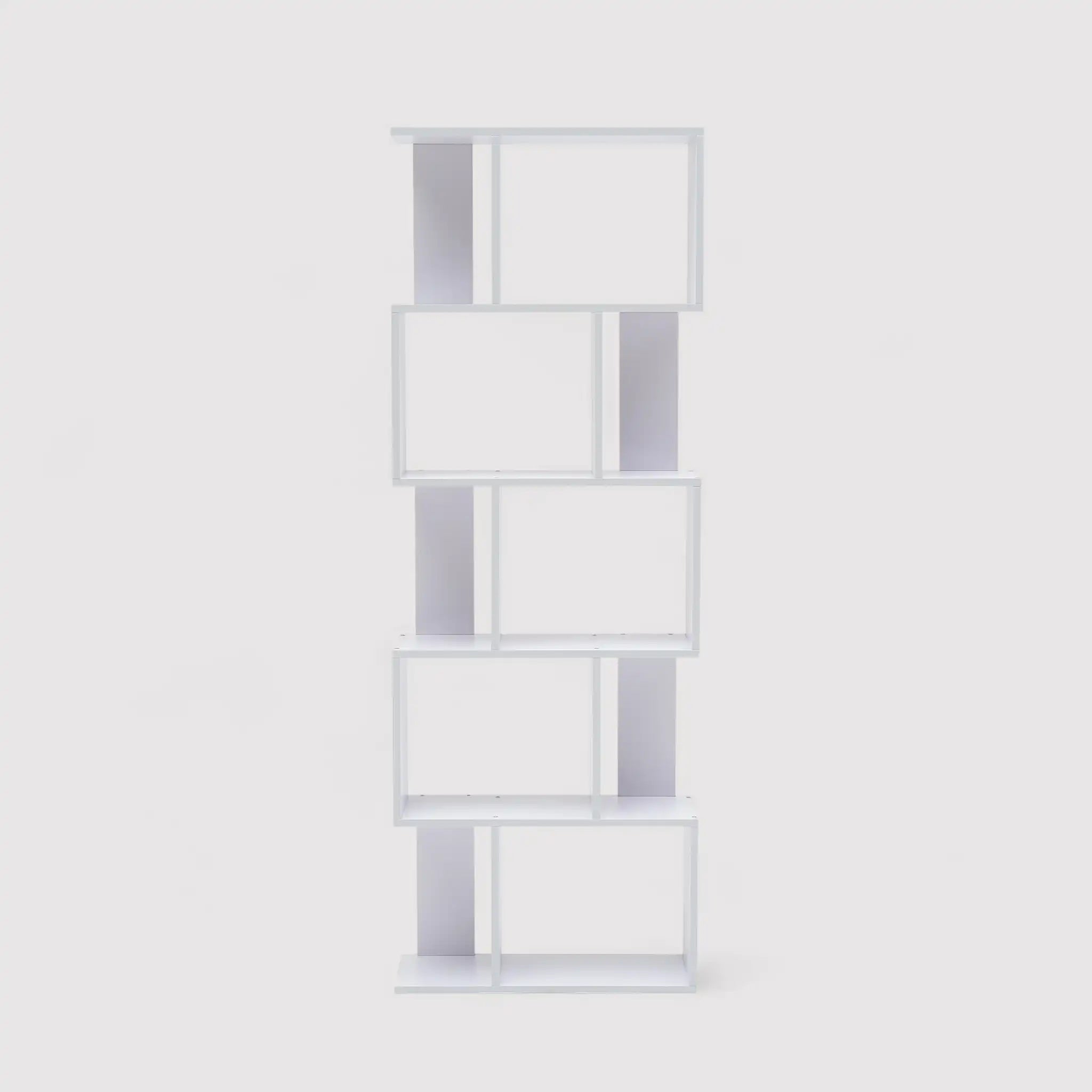 Ivy - Libreria bianca alta e stretta in stile moderno