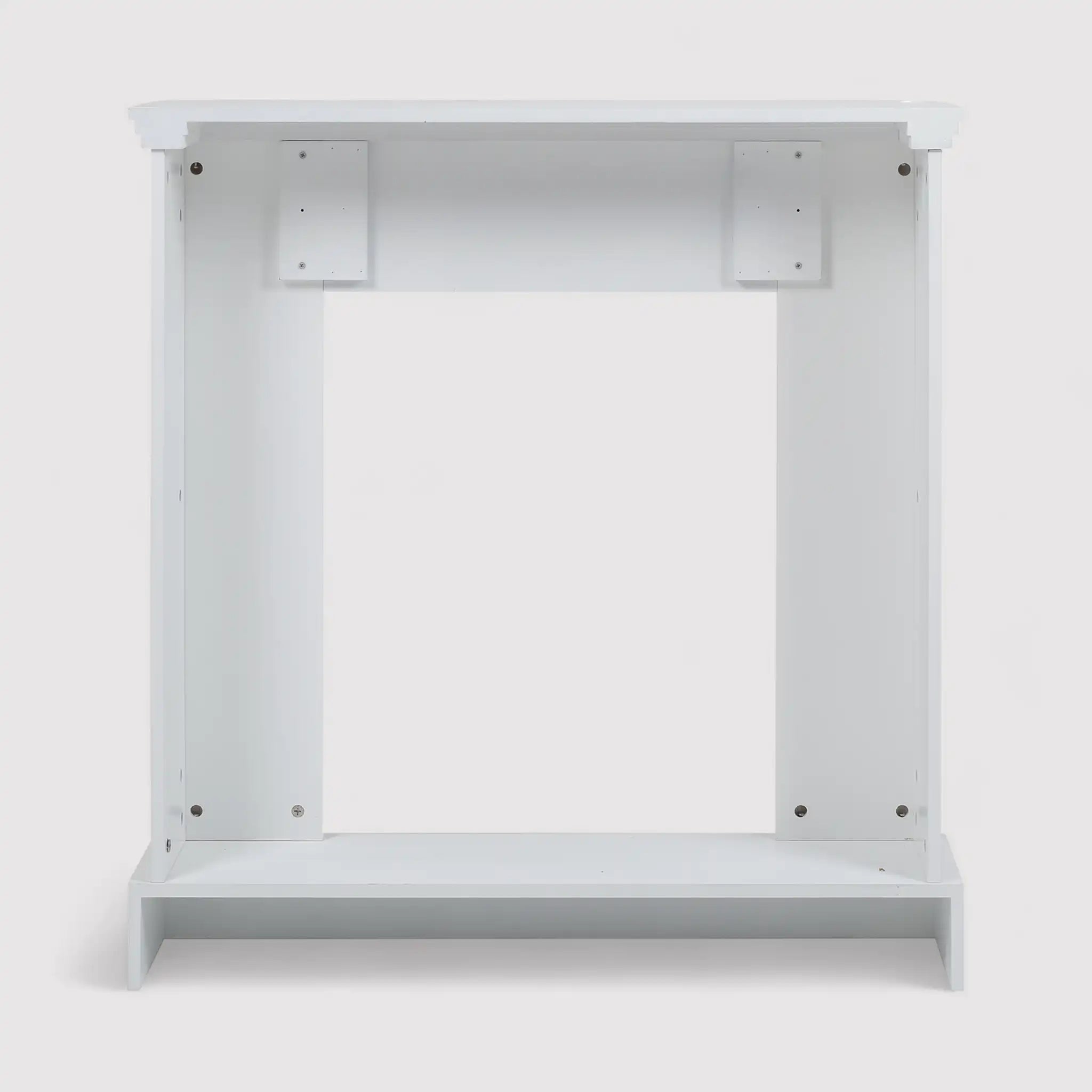 Acanto - Finto camino decorativo bianco per salotto