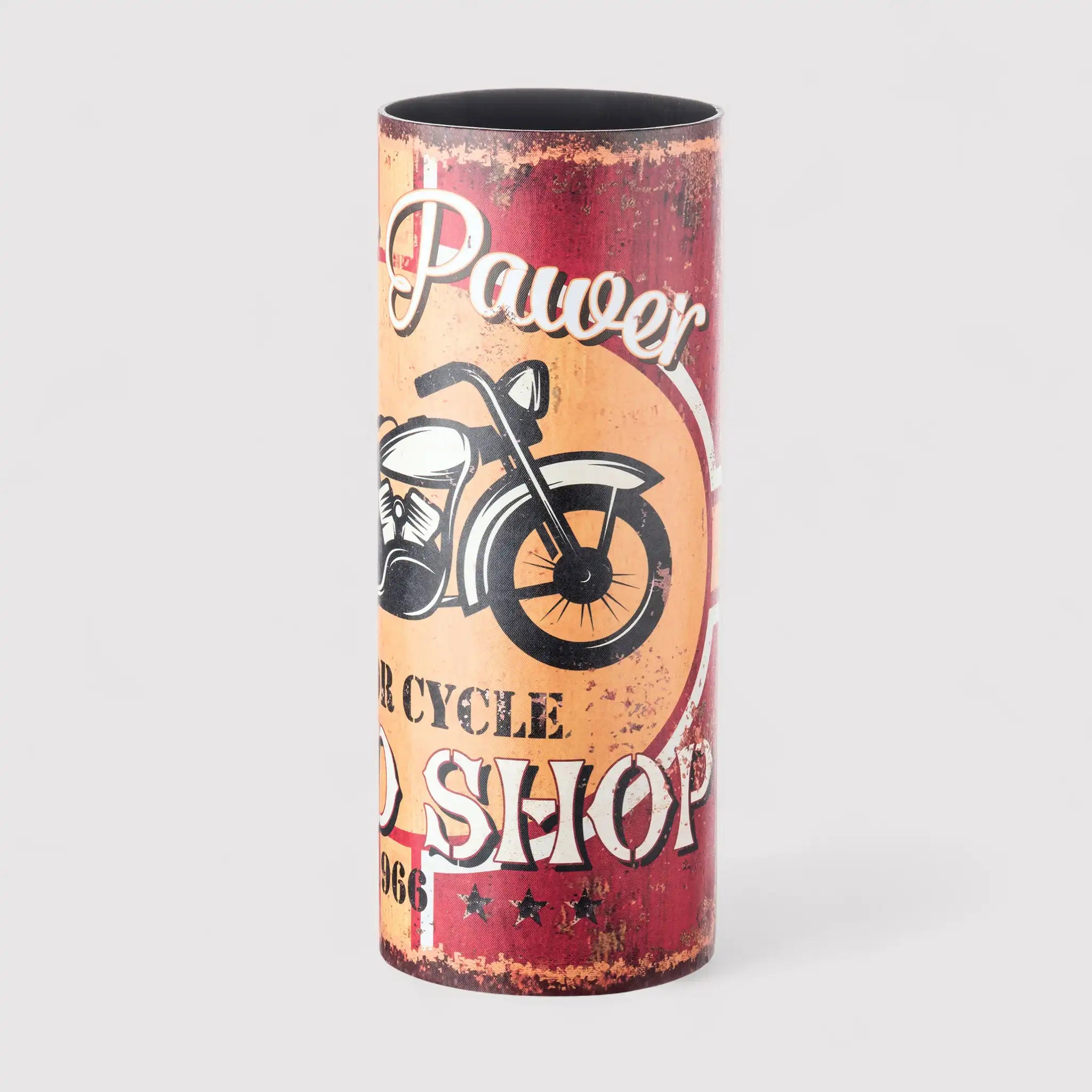 Onoclea - Portaombrelli tondo giallo in stile vintage