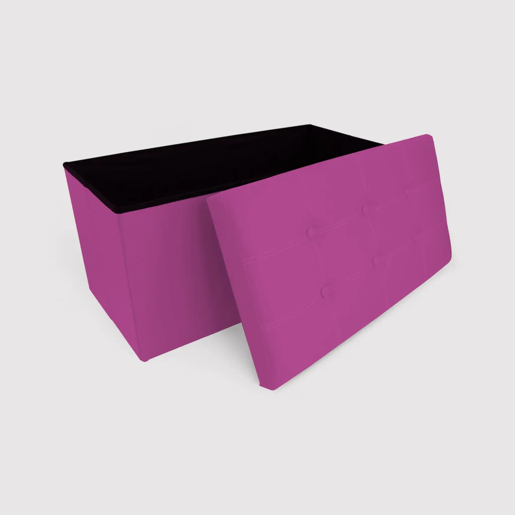 Bardana - Pouf a panca contenitore viola