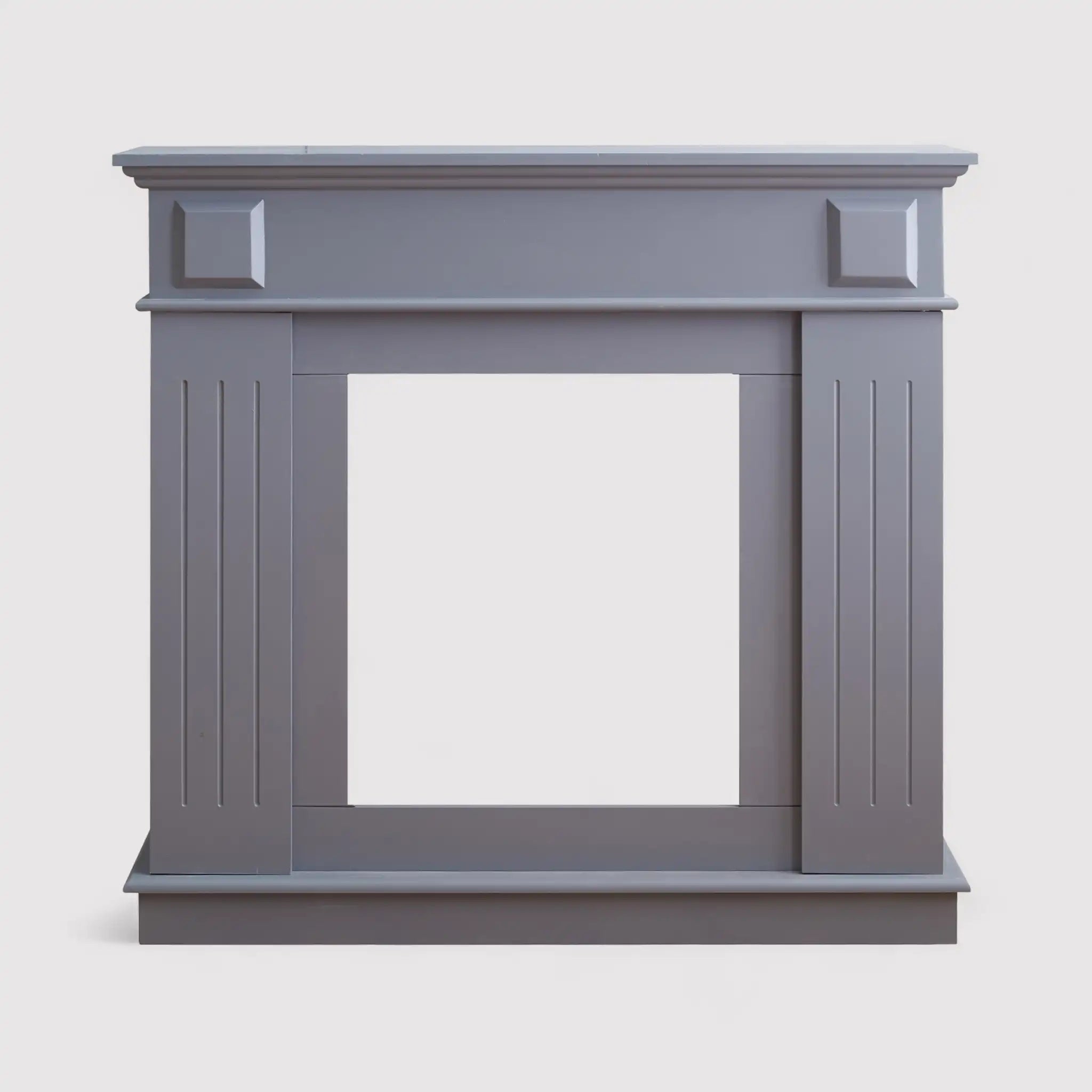 Huernia - Caminetto decorativo grigio in stile classico