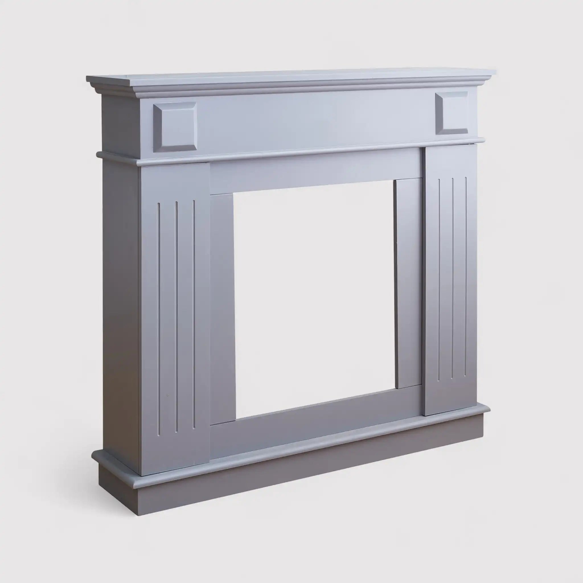 Huernia - Caminetto decorativo grigio in stile classico