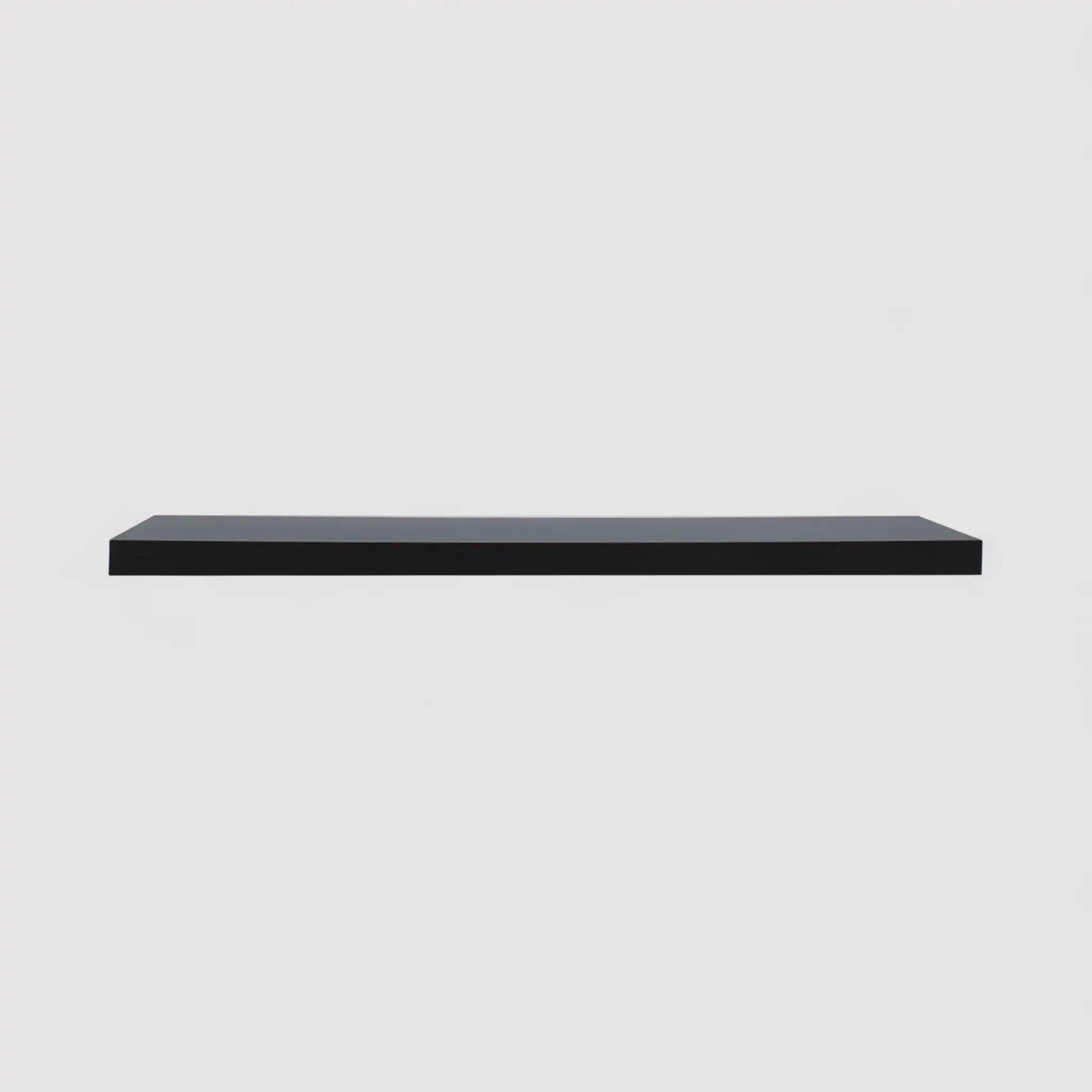 Aucuba - Set di 2 mensole marrone wengé in stile moderno