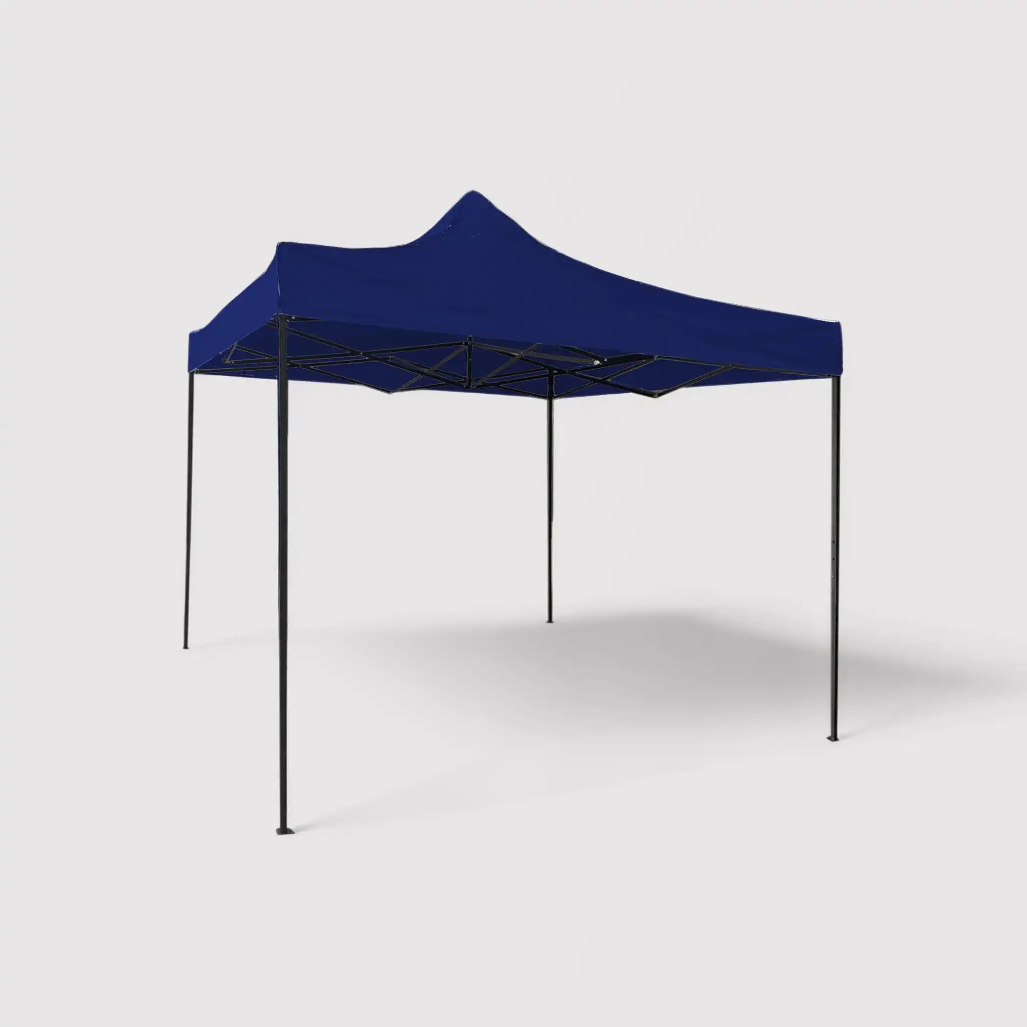 Ficus - Blauer 3x3 Pavillon mit Gewichten für Messen und Veranstaltungen