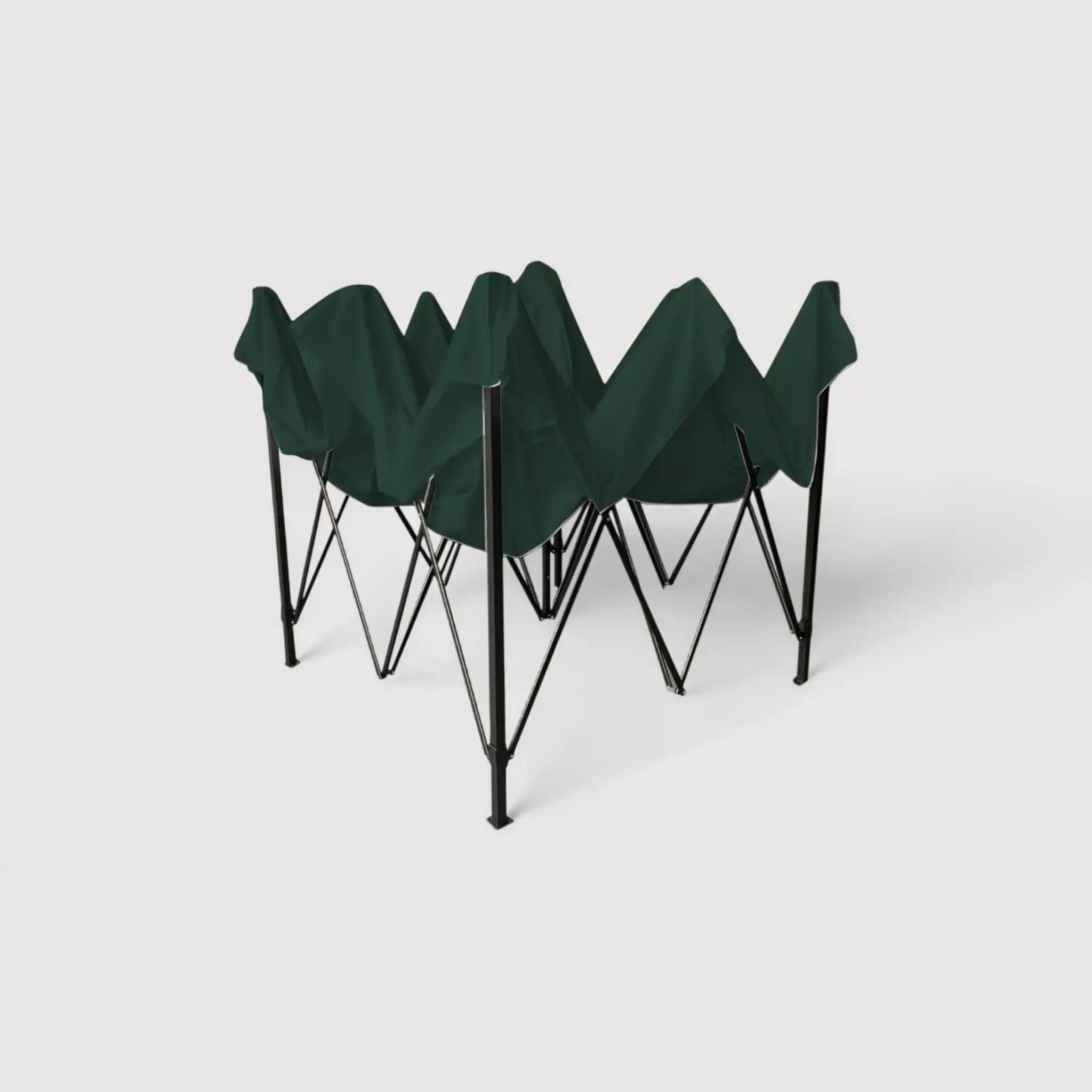 Adenio - Faltbares grünes 3x3 Pavillon mit Gewichten