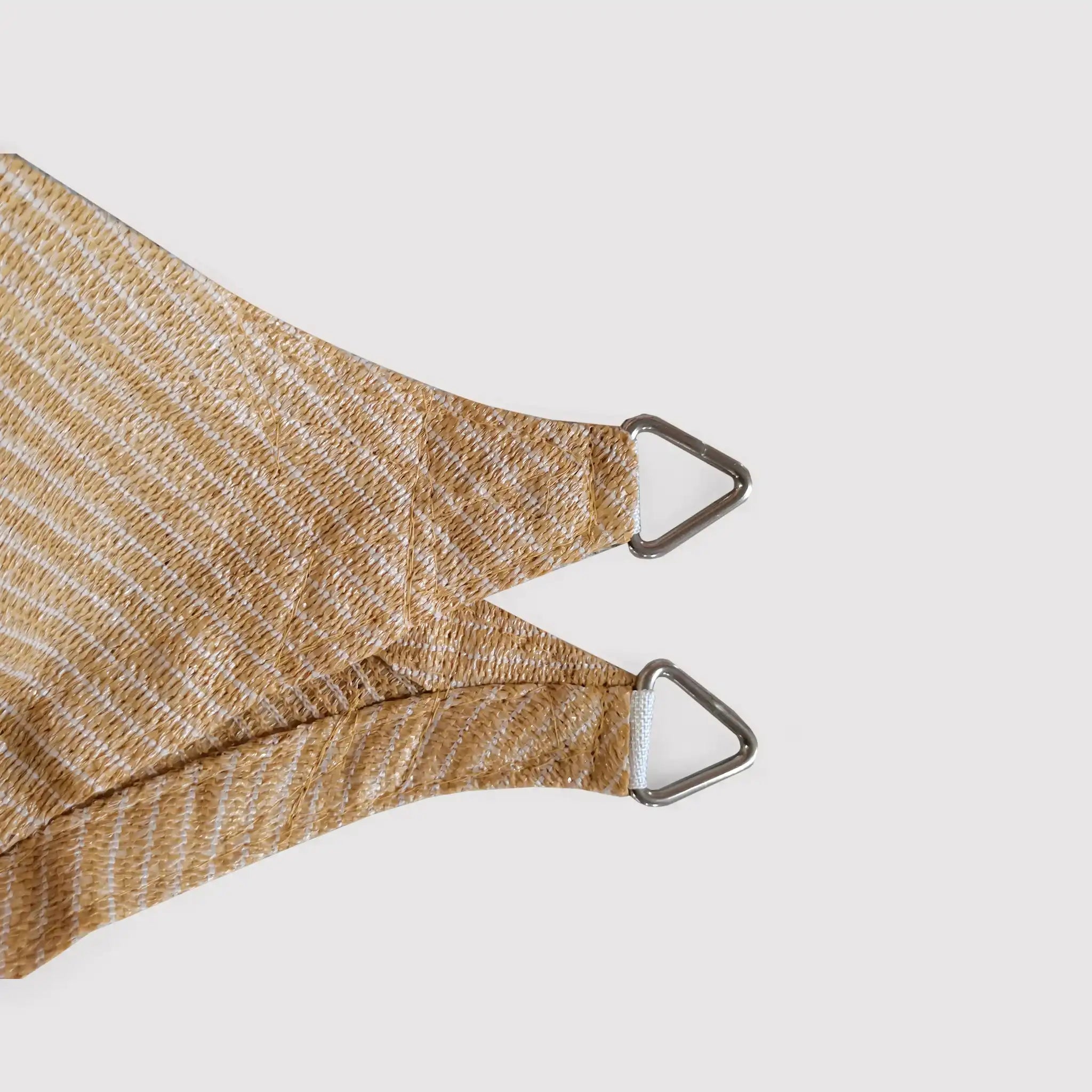 Jarrah - Beige Sonnensegel 3,6x3,5 m mit Seilen und Ringen