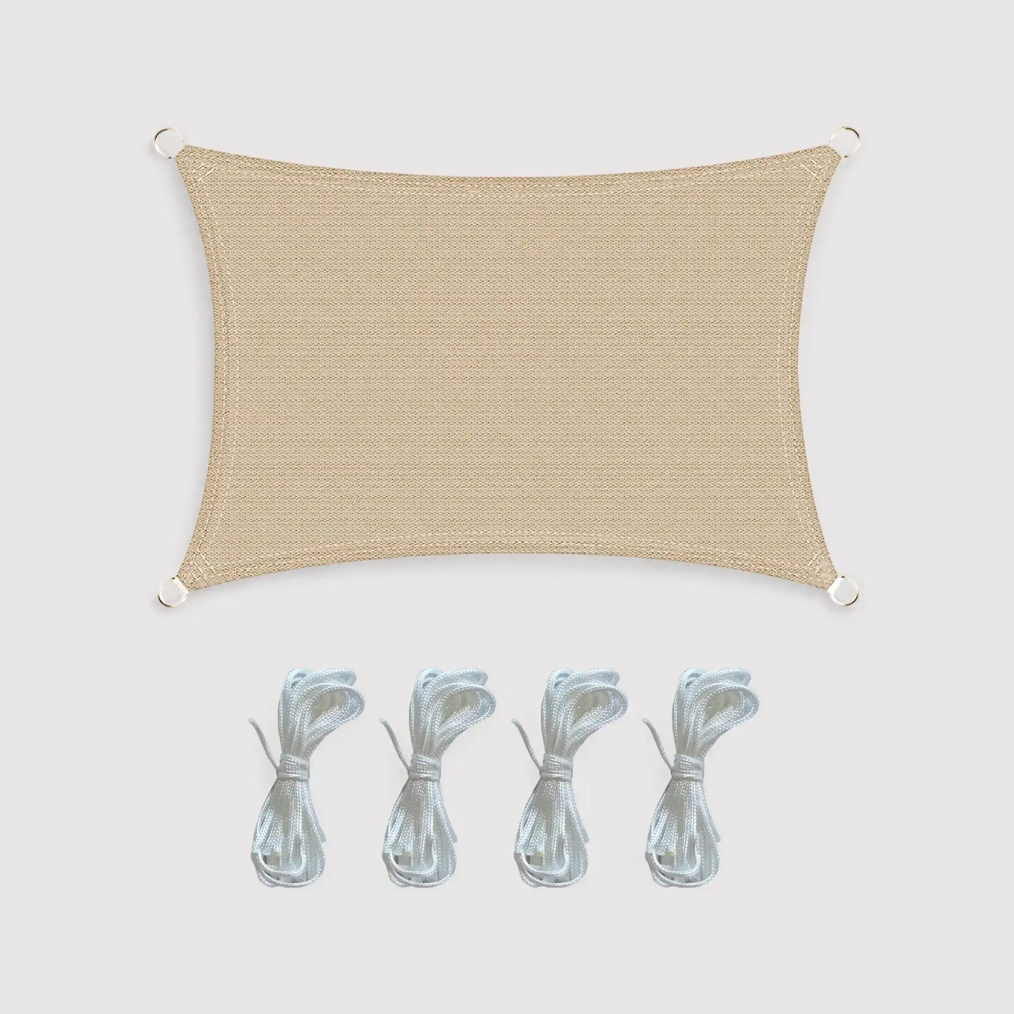 Asarum - Vela ombreggiante beige rettangolare 2x3 mt