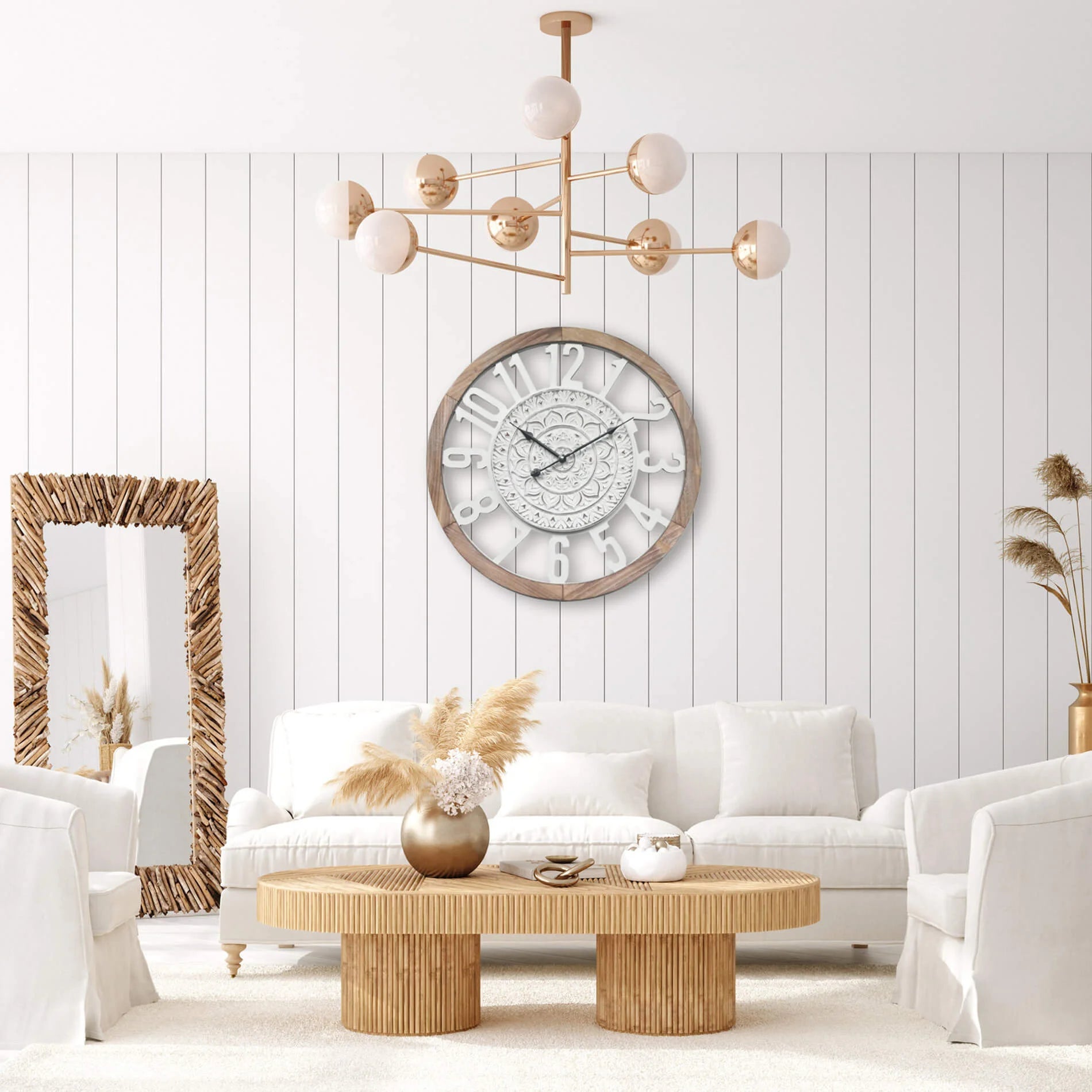 Ylang - Orologio boho chic con decorazione in rilievo