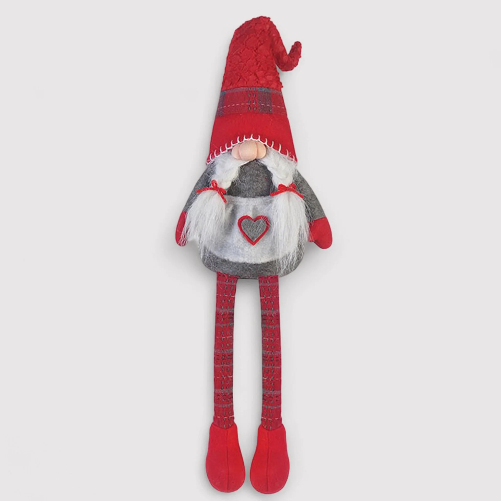 Folletto di Natale donna fermaporta con gambe lunghe
