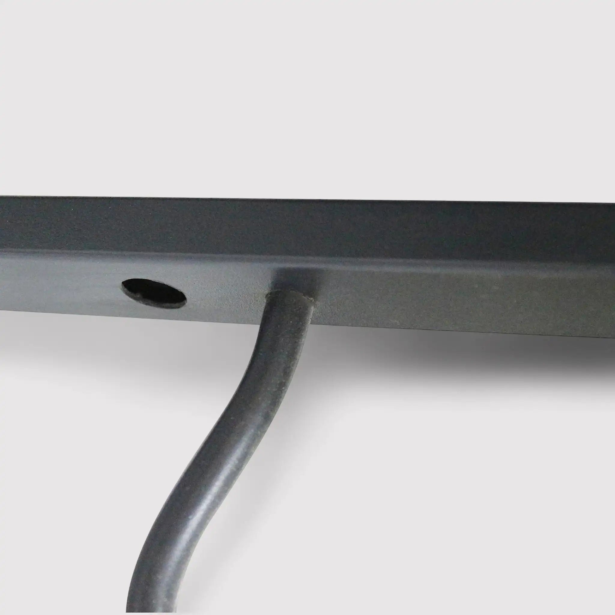 Geum - Portabottiglie da parete in metallo nero per 9 bottiglie