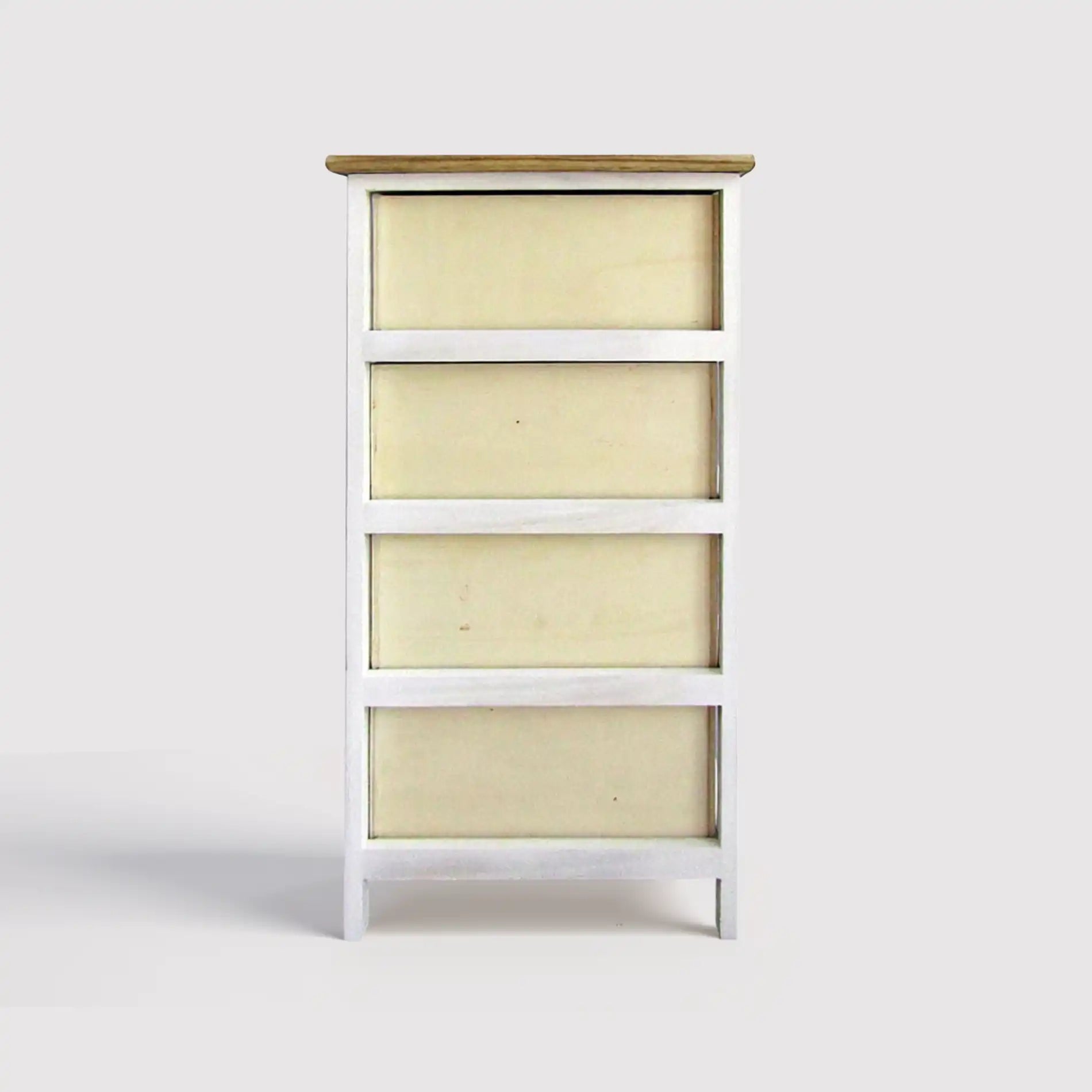 Sparto - Cassettiera in stile mediterraneo con 4 cassetti