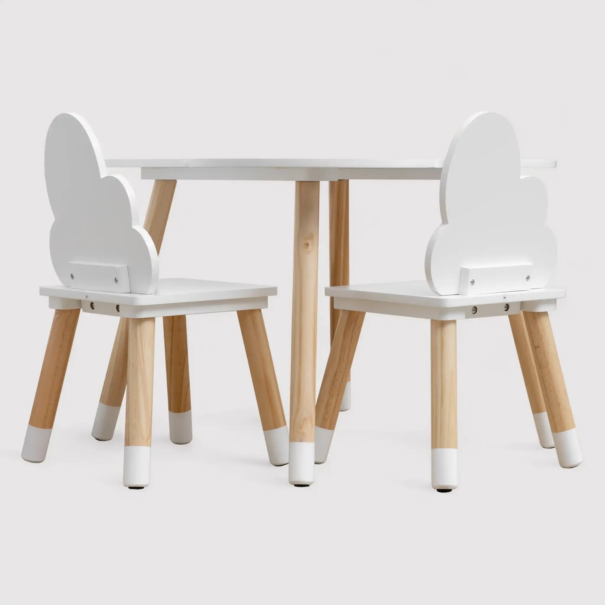 Conjunto de mesa y 2 sillas para habitación infantil