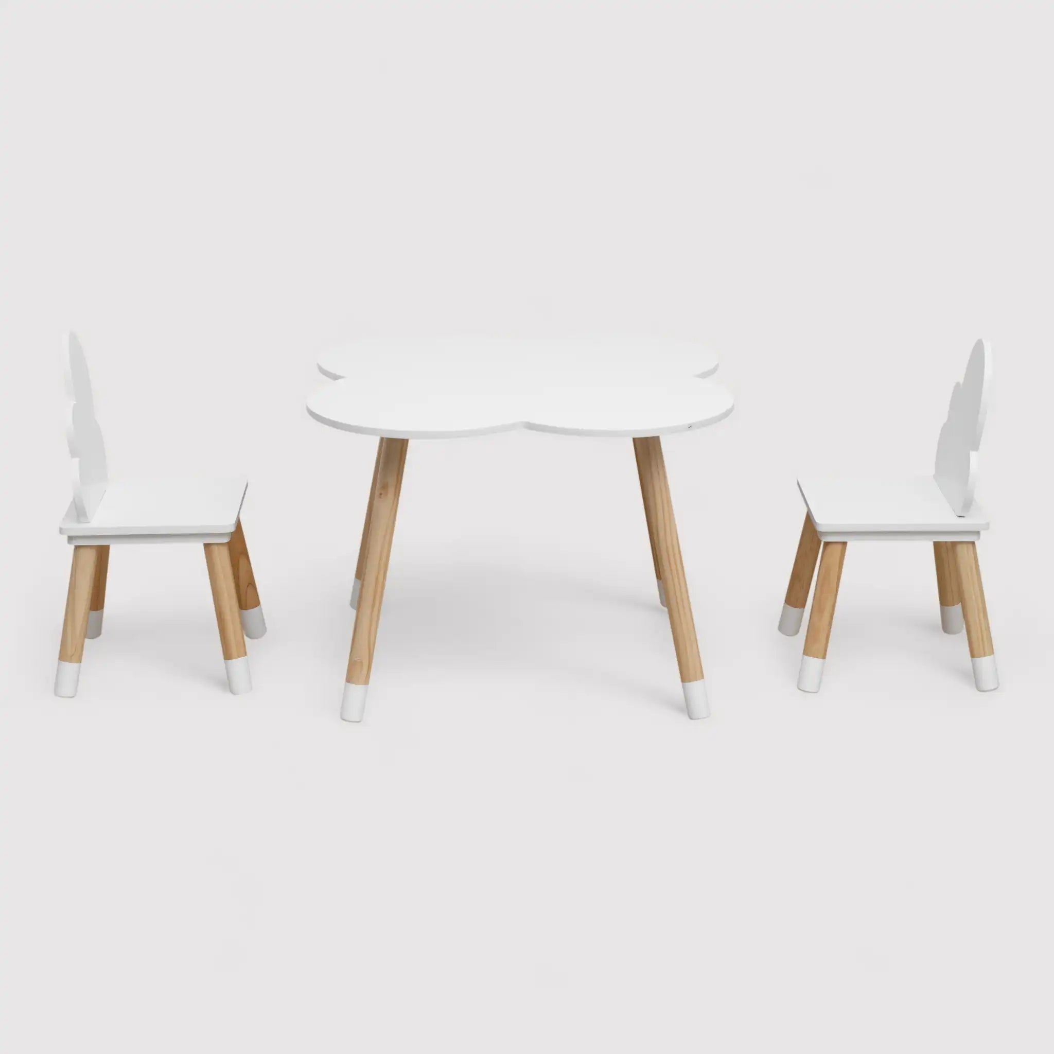 Conjunto de mesa y 2 sillas para habitación infantil
