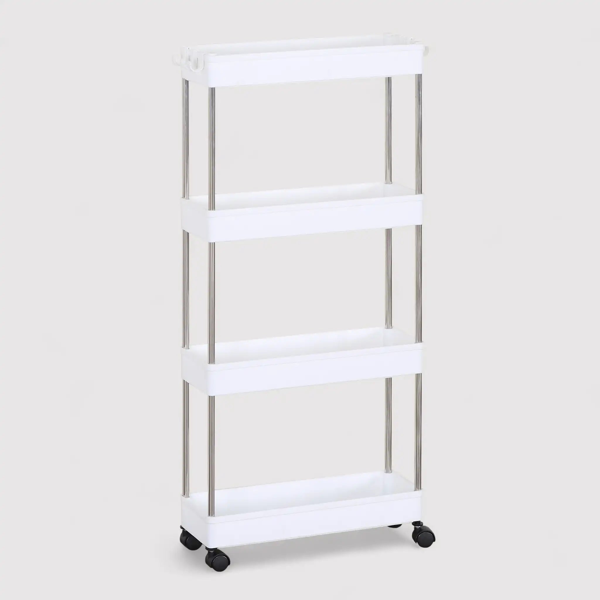 Aglaia - Carrello multiuso per cucina o bagno con 4 ripiani