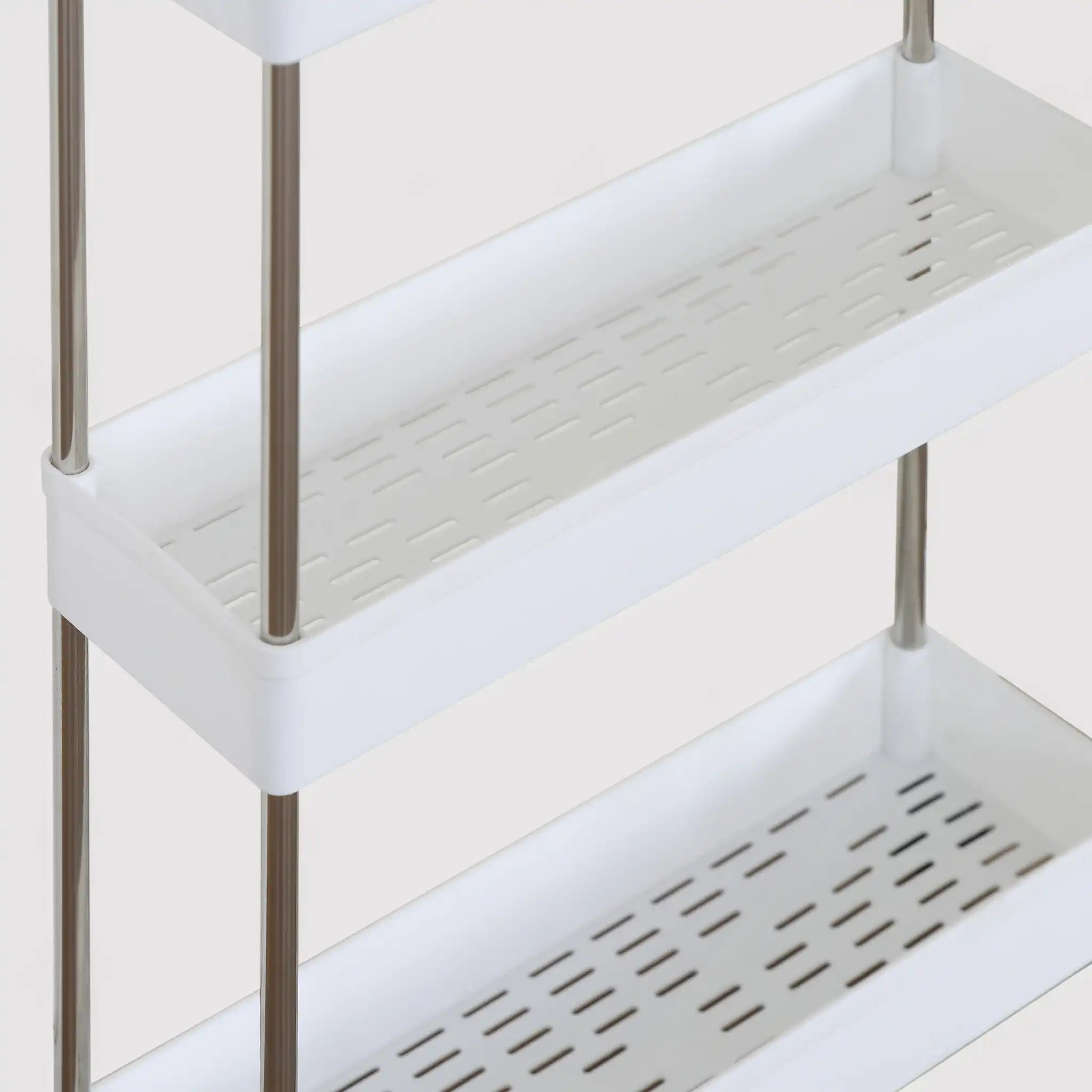 Aglaia - Carrello multiuso per cucina o bagno con 4 ripiani