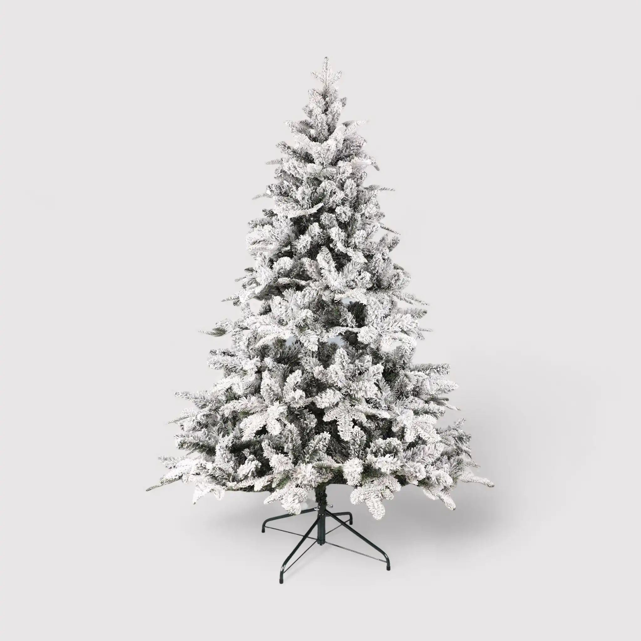 Disten - Albero di natale innevato grande e folto H 210 cm