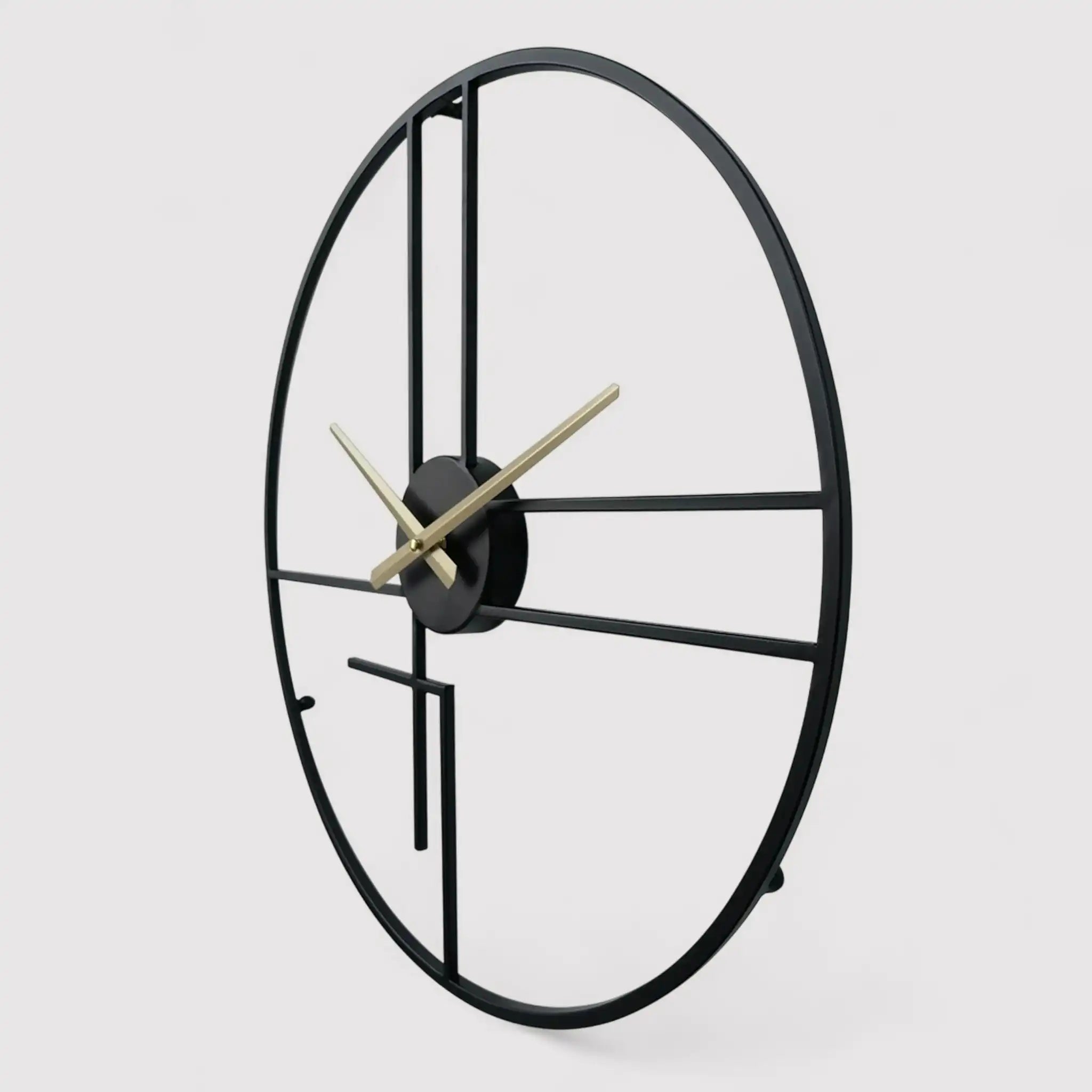 Bletilla - Orologio in metallo tondo in stile minimal