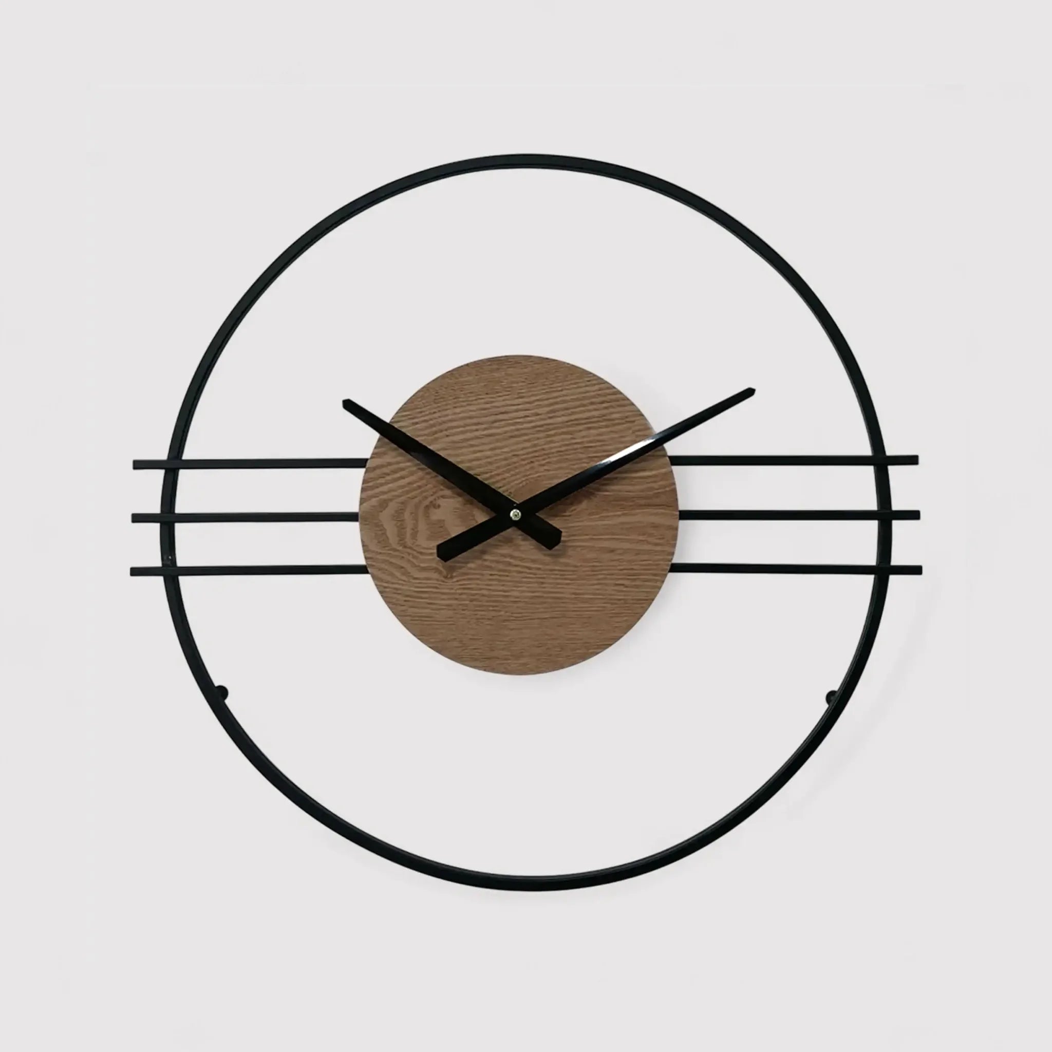 Gran reloj de pared bicolor