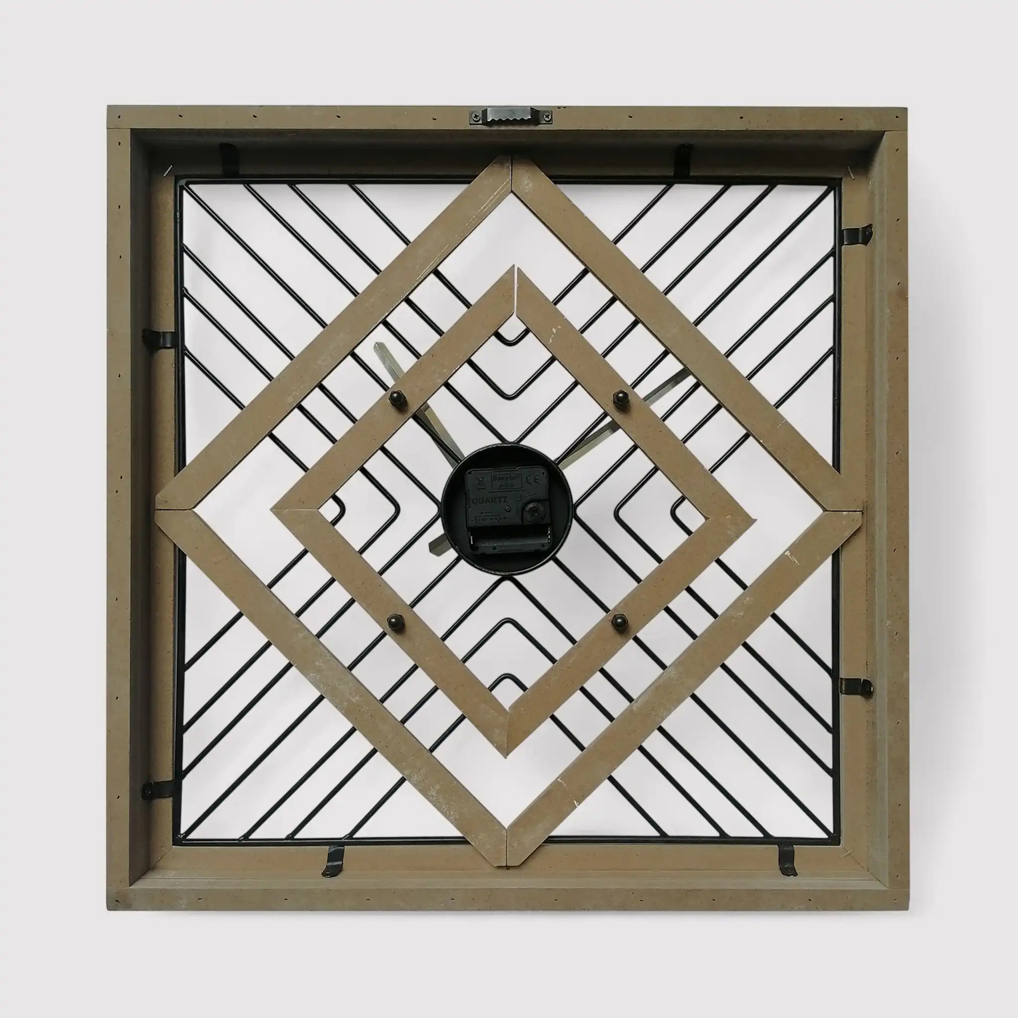 Bouvard - Orologio quadrato da parete in stile moderno