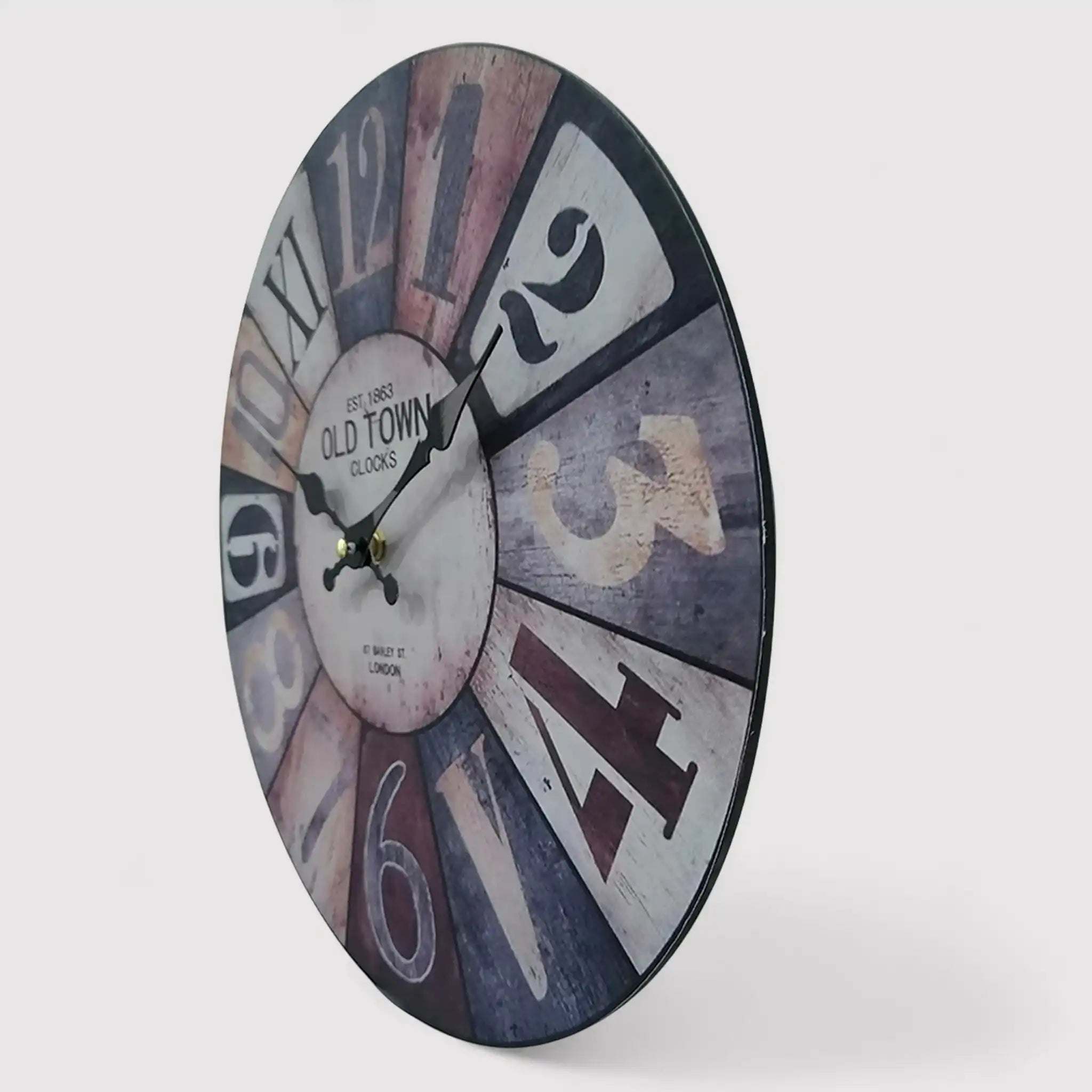 Solanum - Orologio da parete particolare dal design rétro